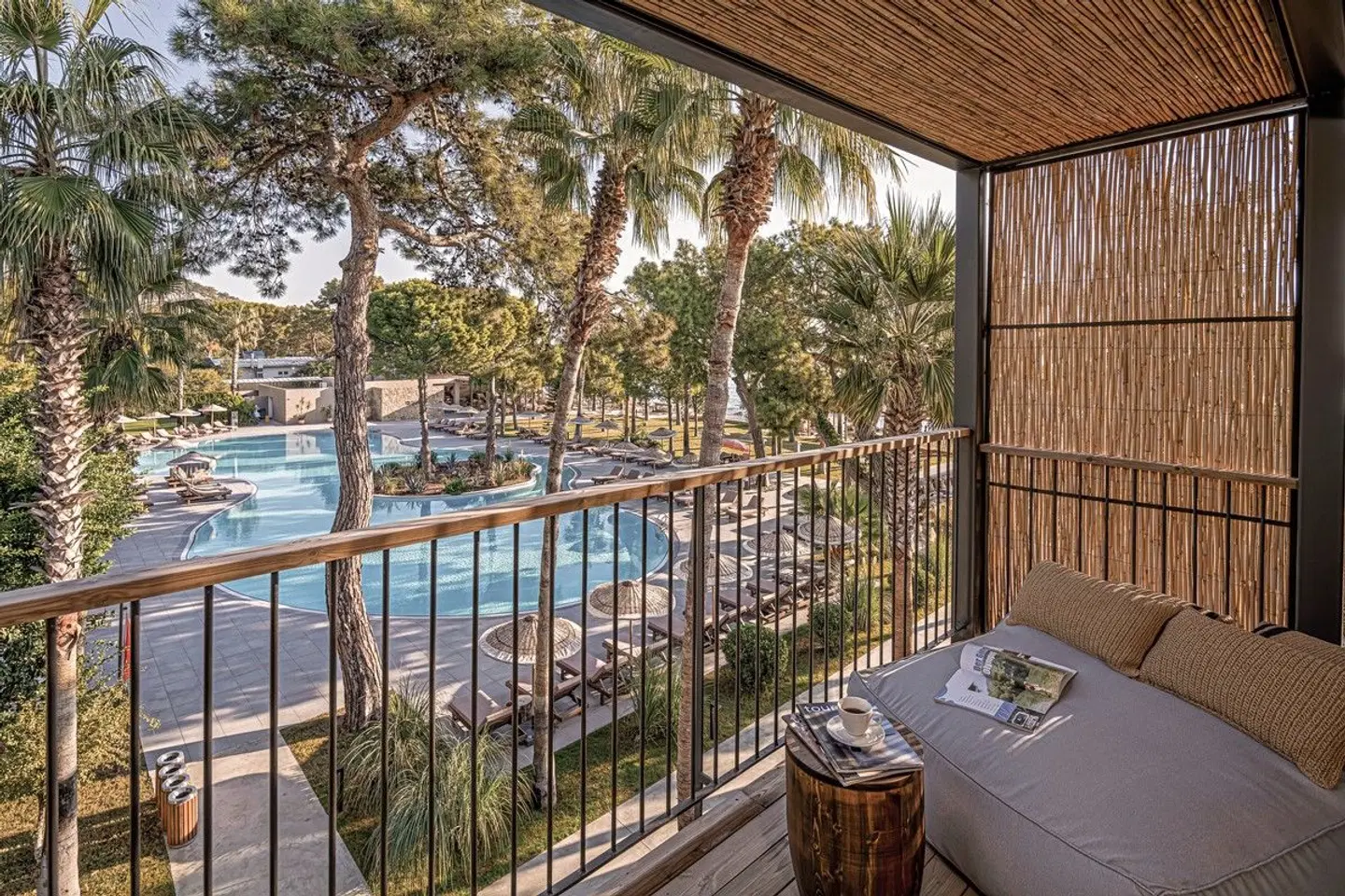 Balmy Beach Resort Kemer Terrasse