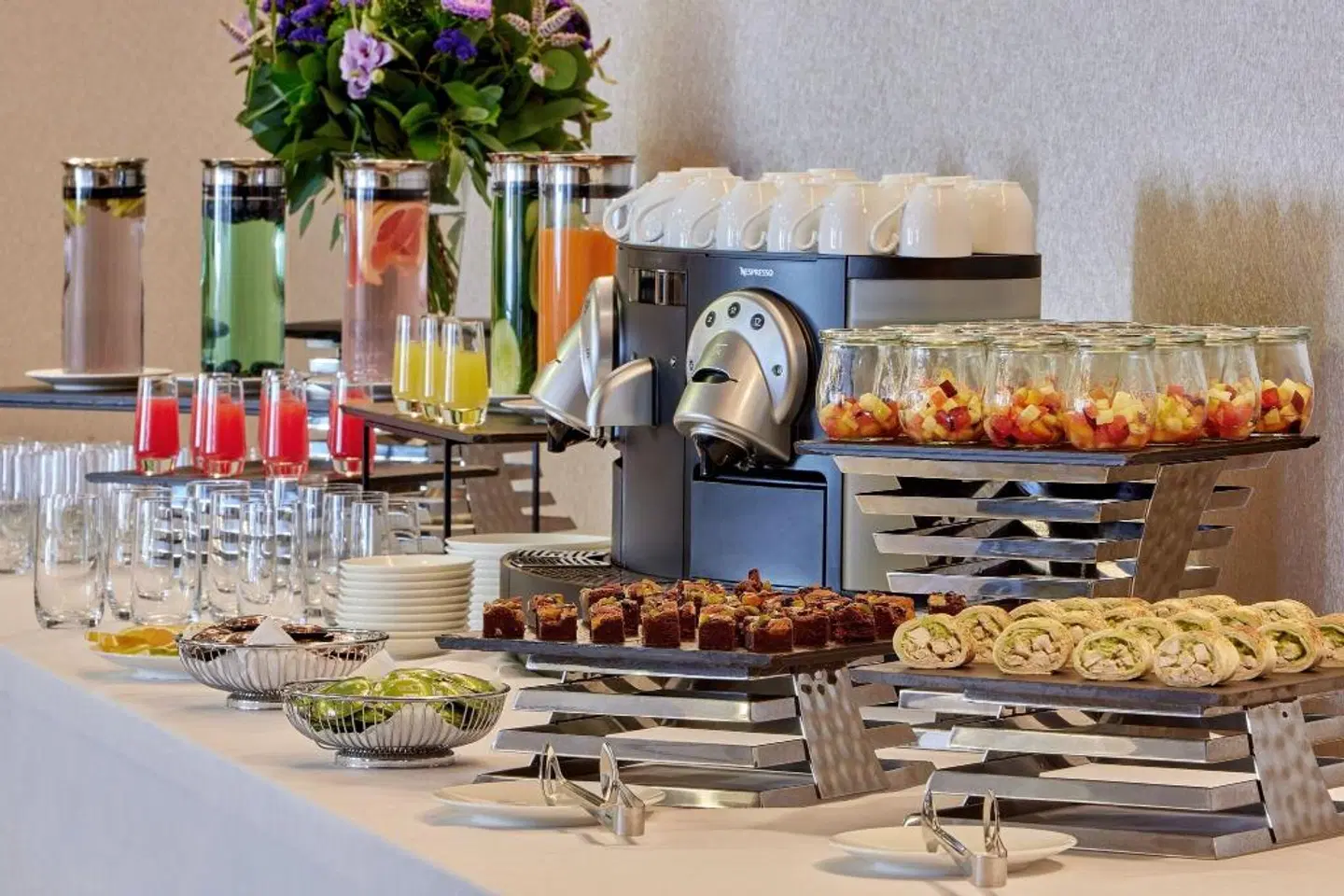 Basel Marriott Hotel Terrasse