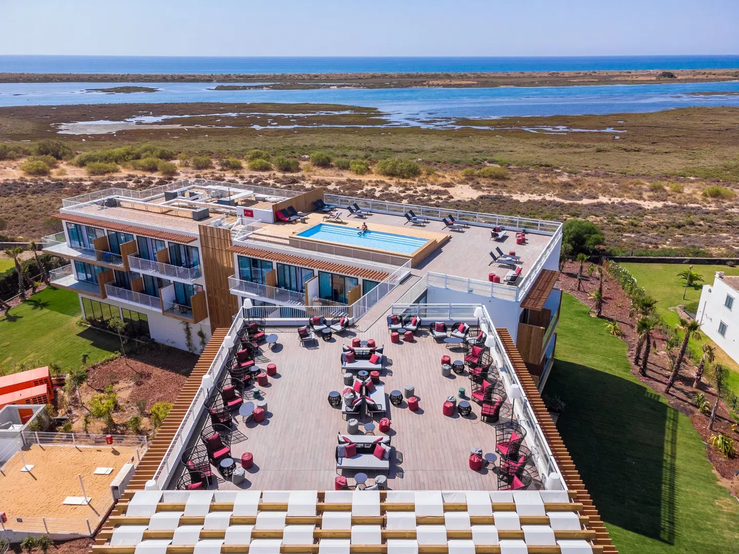 AP Cabanas Beach & Nature Terrasse