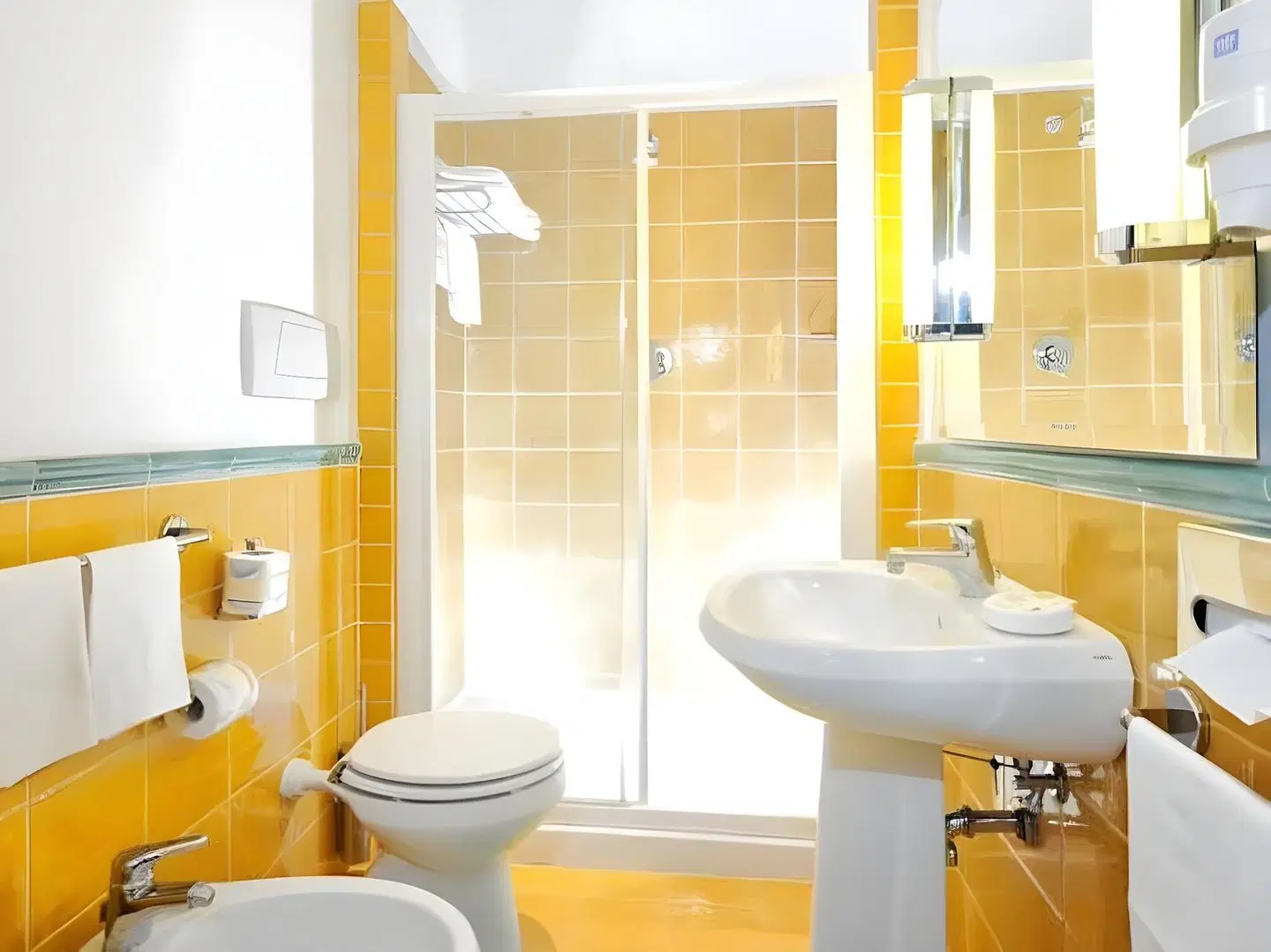 LH Hotel Lloyd Rom Badezimmer