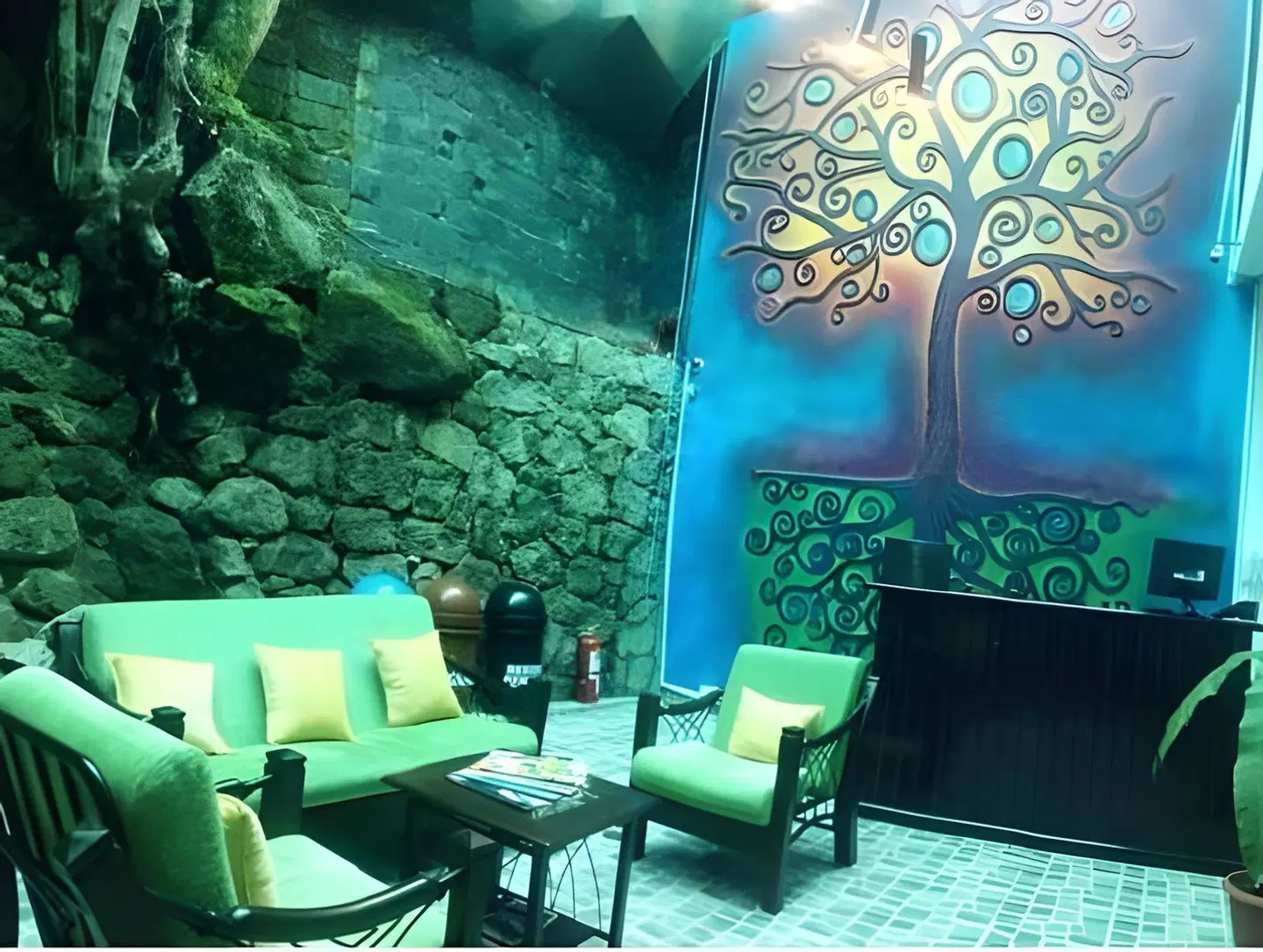 Ecopackers Machupicchu Hostel Terrasse