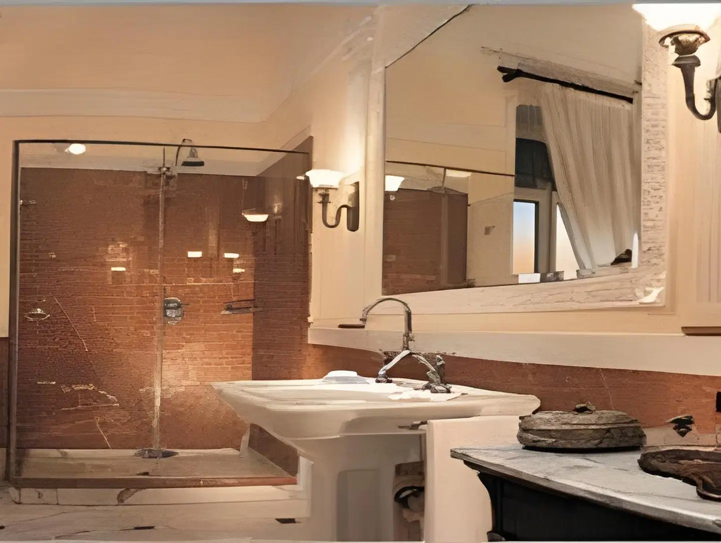 Grand Hotel Excelsior Vittoria Badezimmer