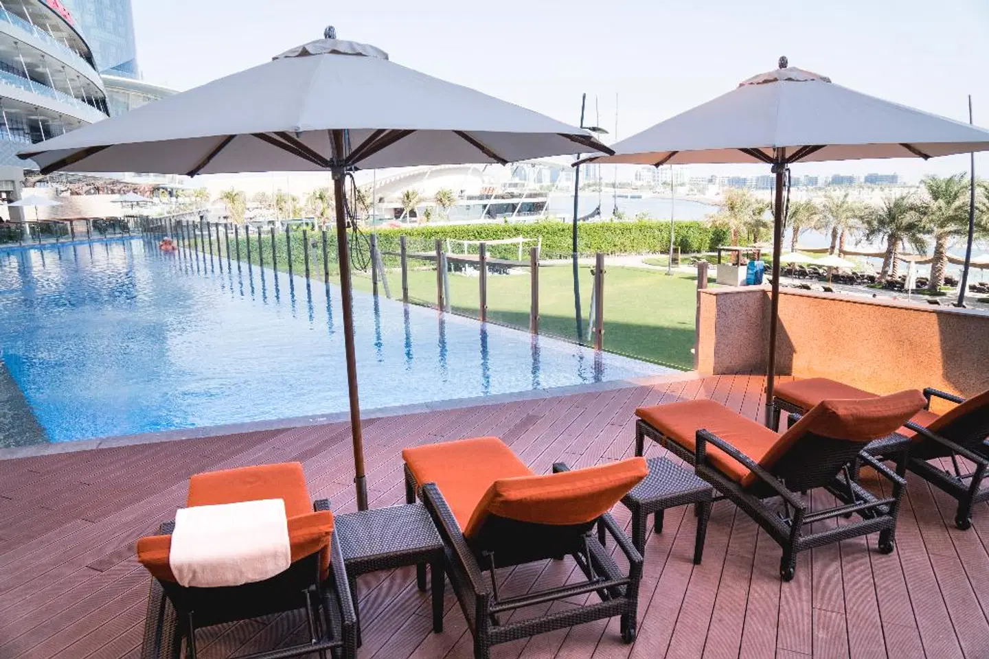 Bab Al Qasr Hotel Terrasse