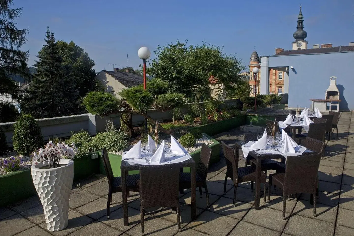 Best Western Plaza Hotel Wels Terrasse
