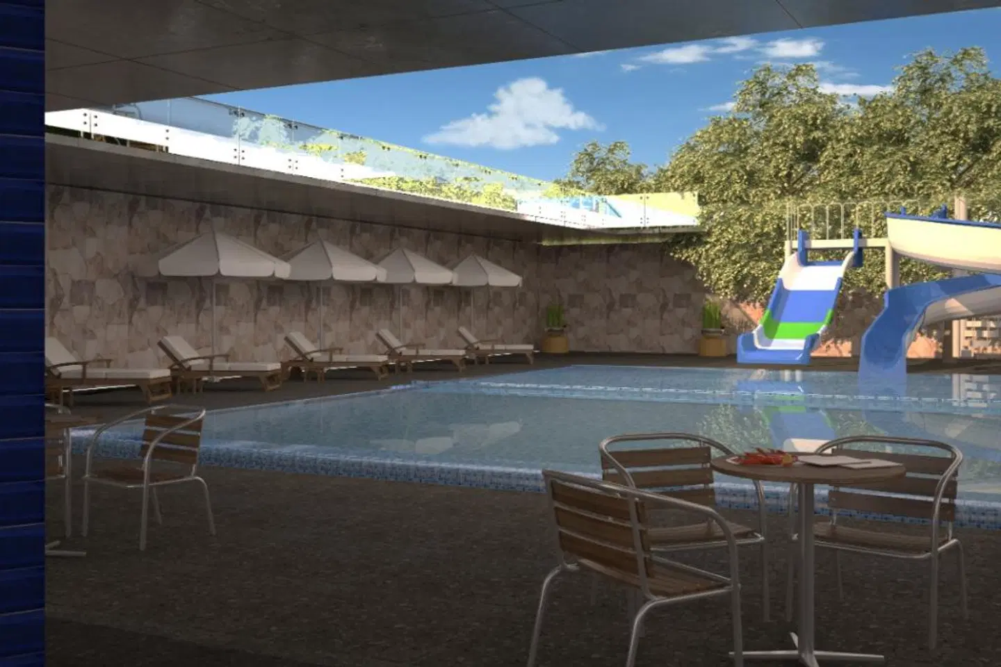 Relax Beach Hotel Hallenbad