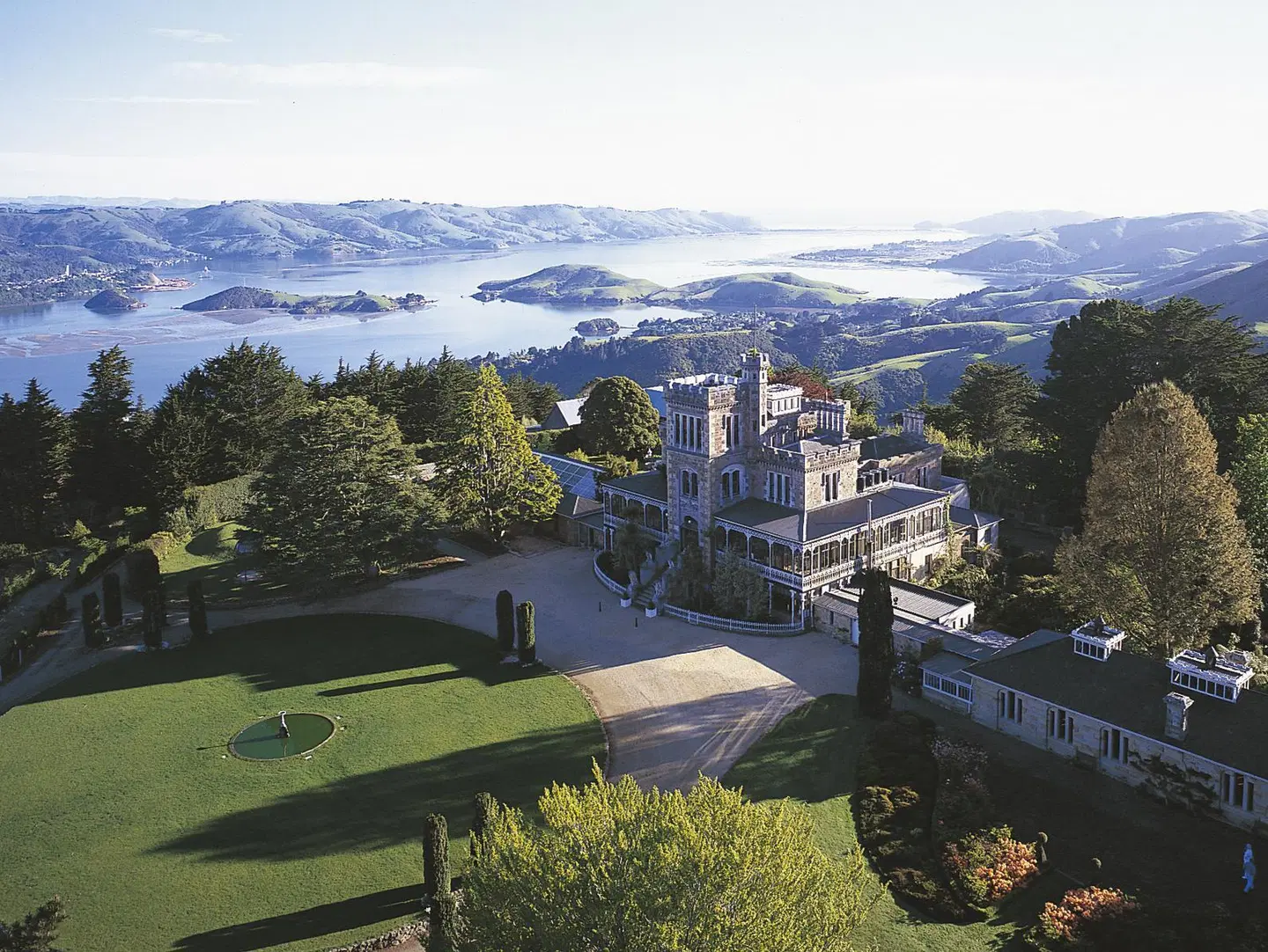 Larnach Lodge at Larnach Castle LANDSCAPE