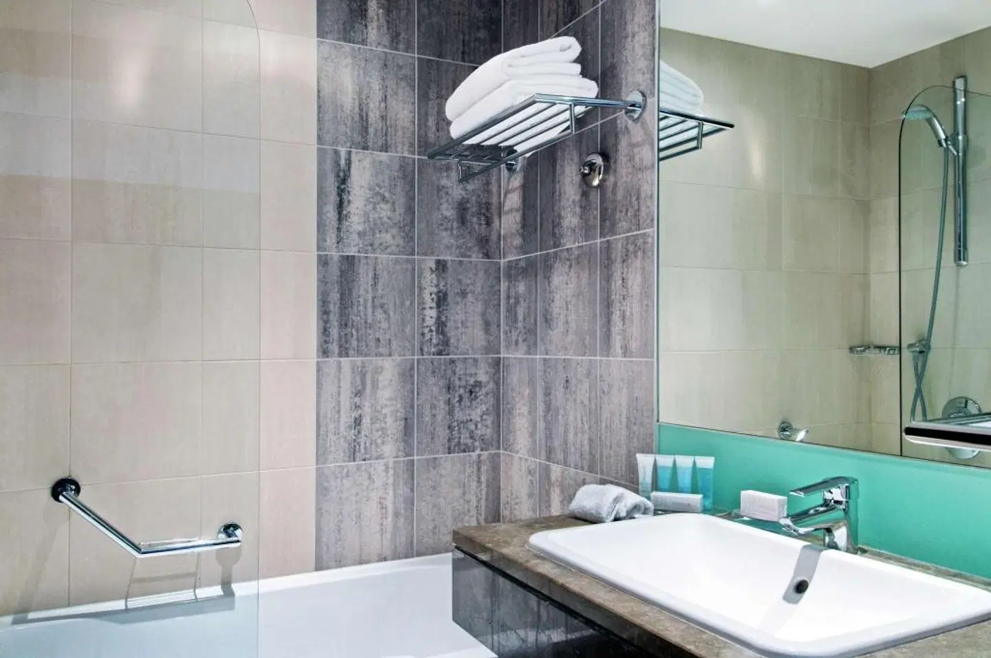 Hilton London Canary Wharf Badezimmer