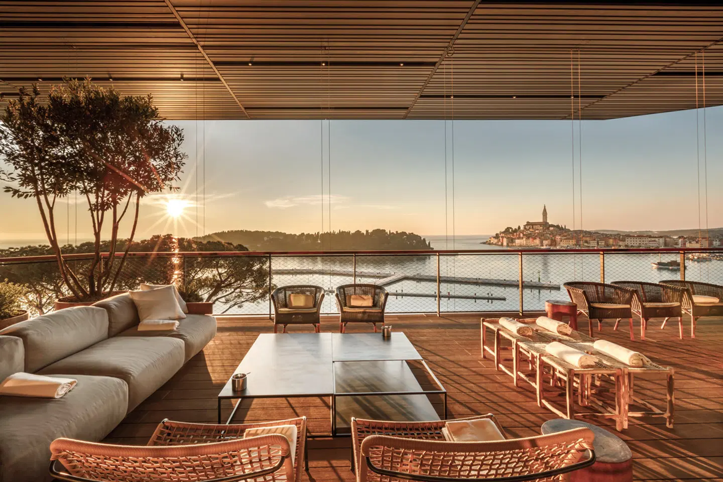 Grand Park Hotel Rovinj Terrasse