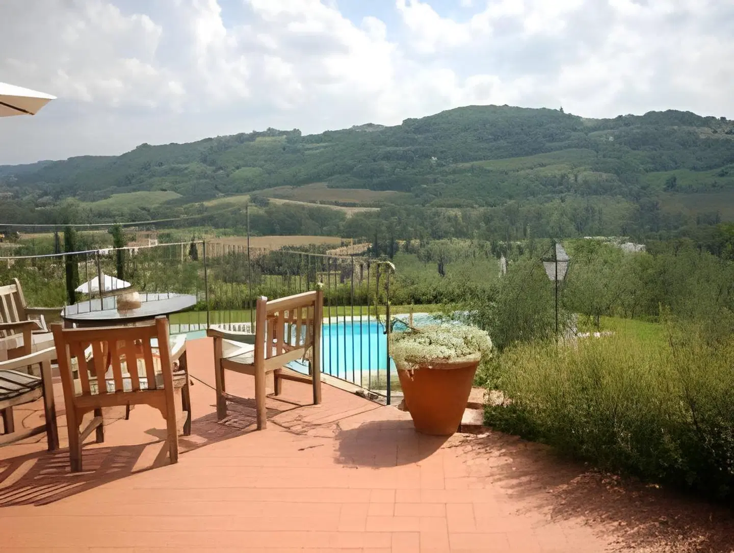 Relais Poggio Borgoni Terrasse