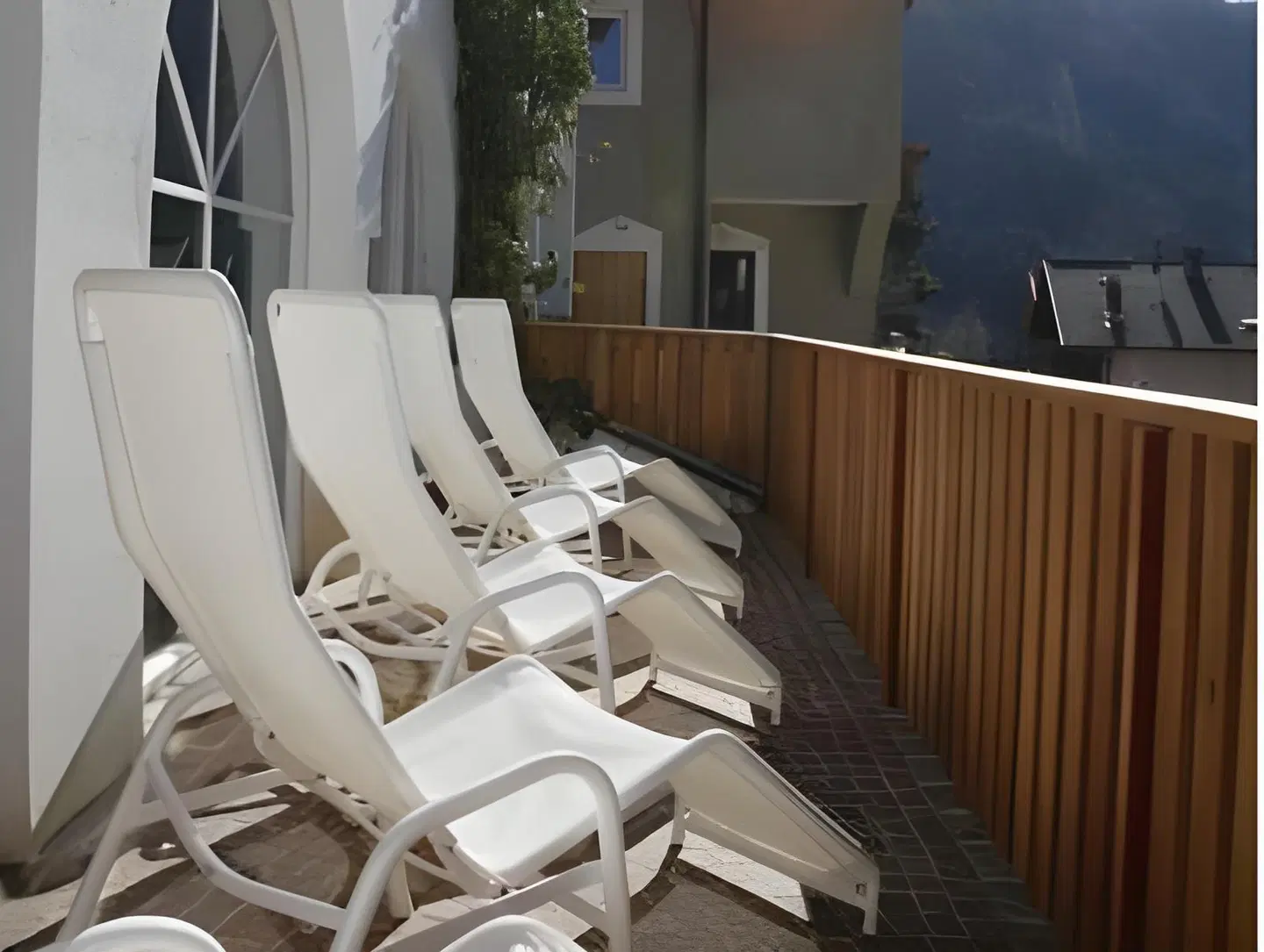 Oberwirt Weisses Kreuz Terrasse