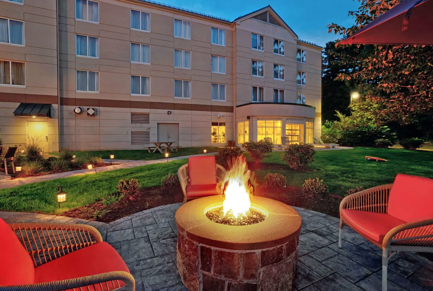 Hilton Garden Inn Saratoga Springs TERRACE
