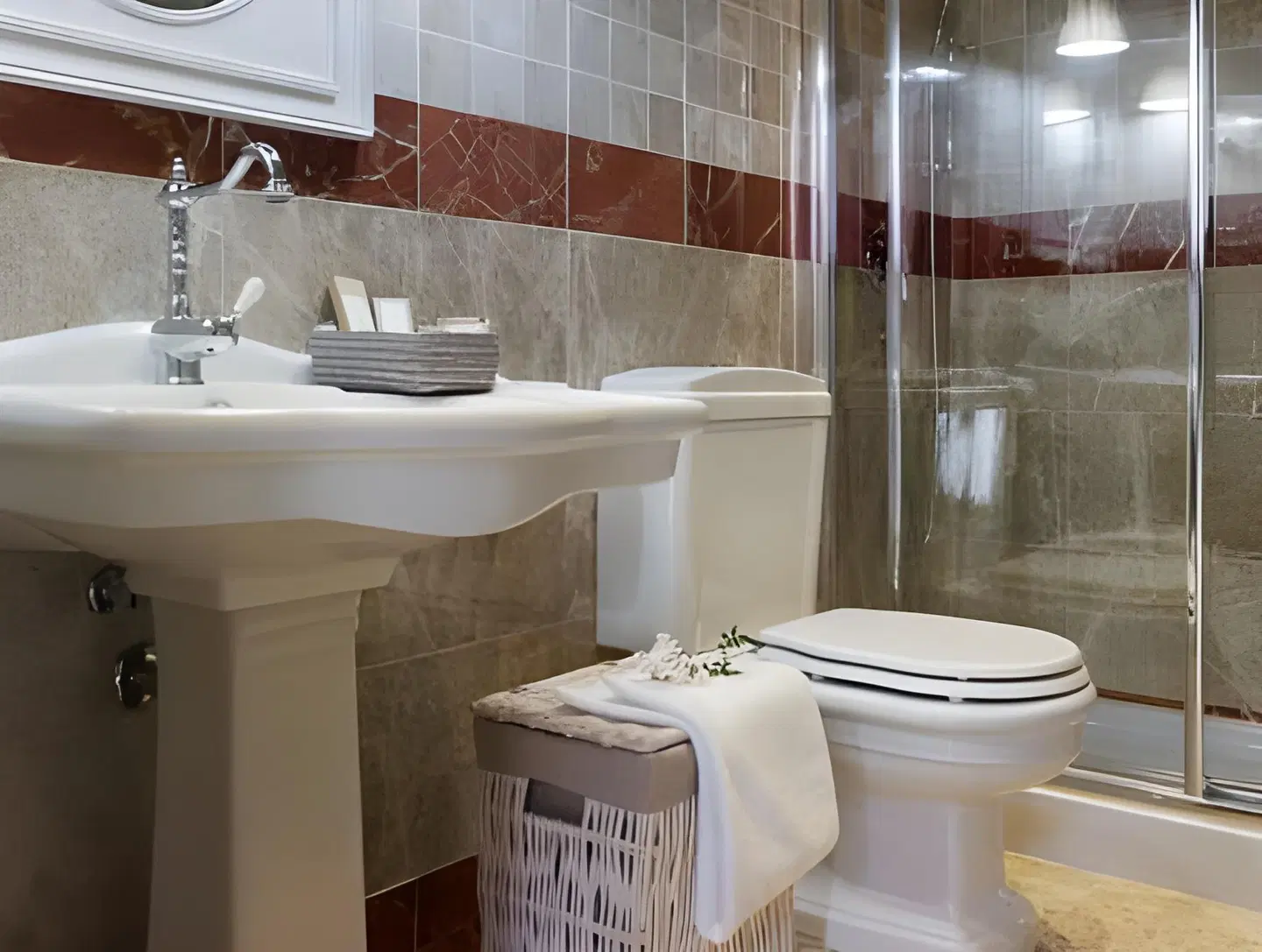 Hotel Real Ribadomar Badezimmer