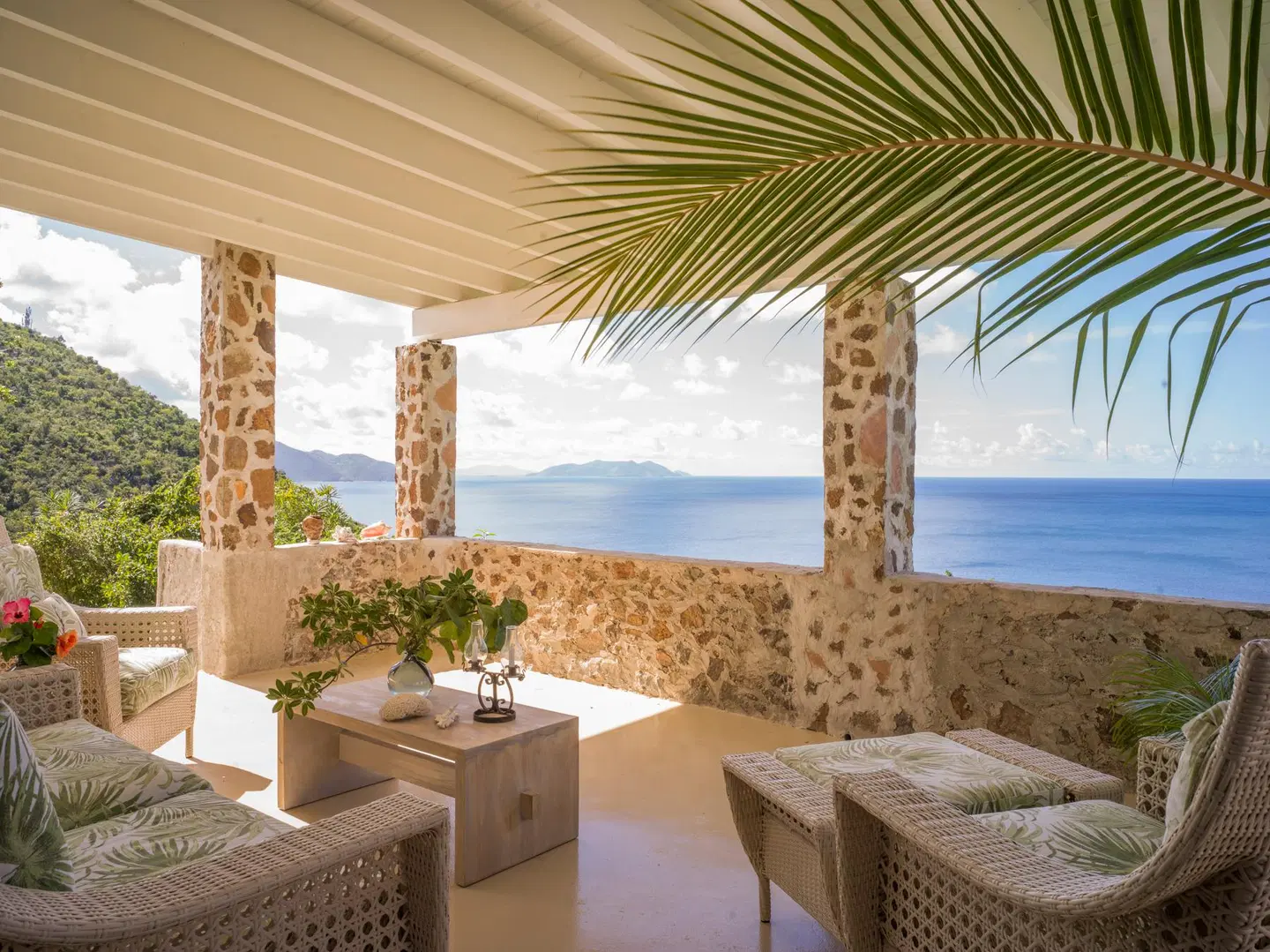 Guana Island Terrasse