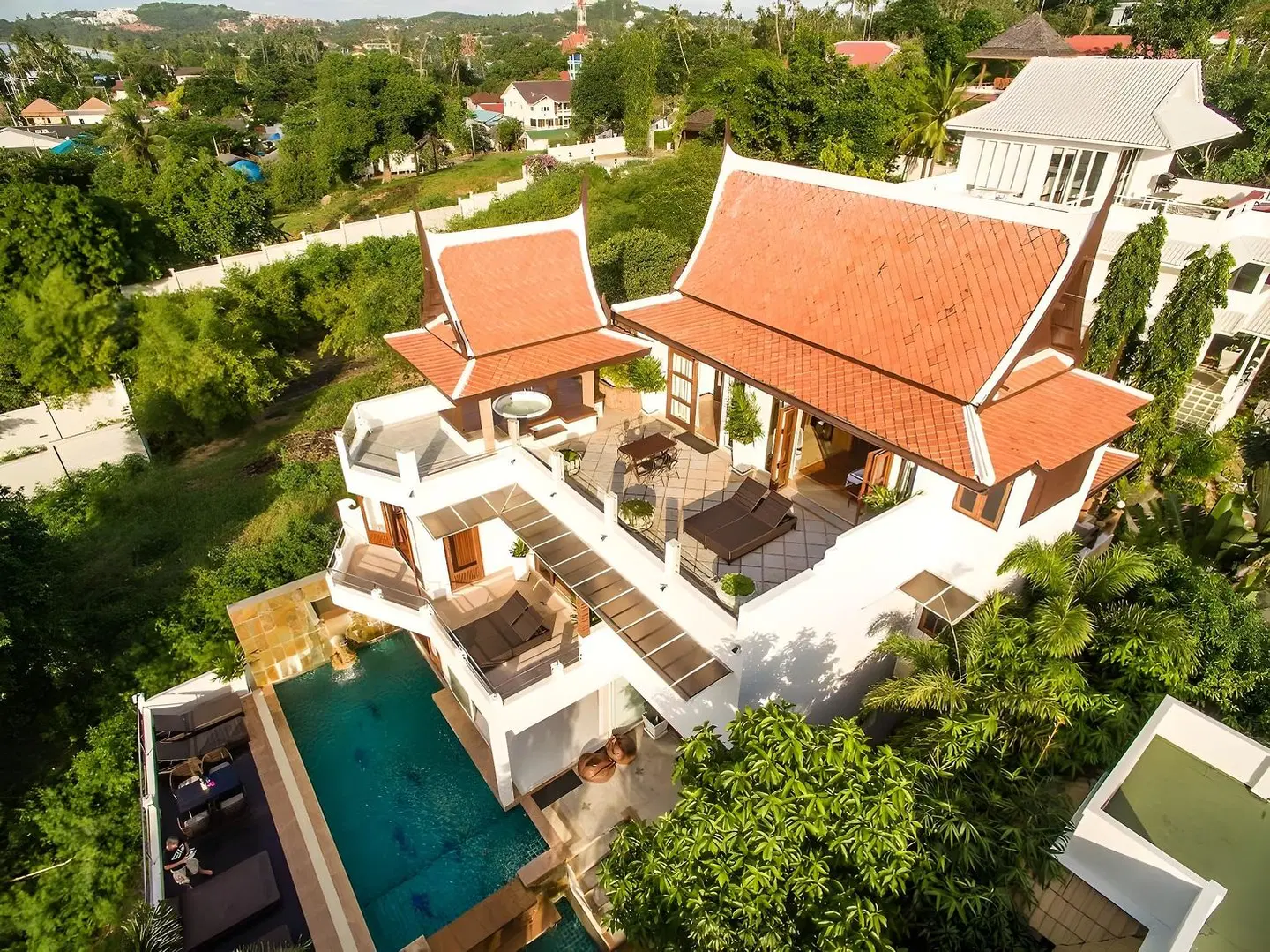 Samui Luxury Pool Villa Melitta Terrasse