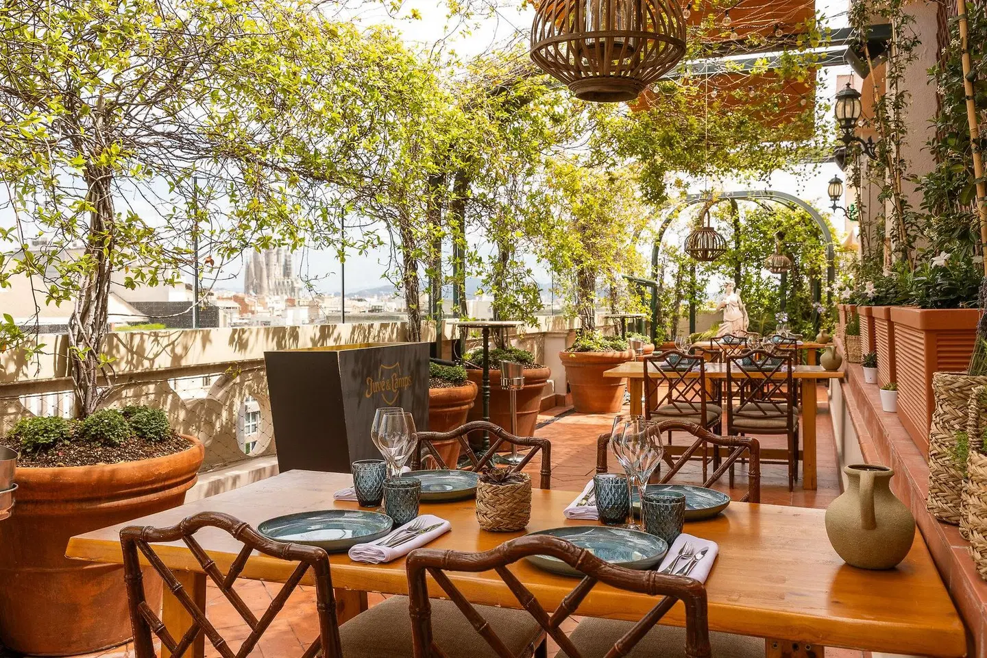 Hotel El Palace Barcelone Terrasse