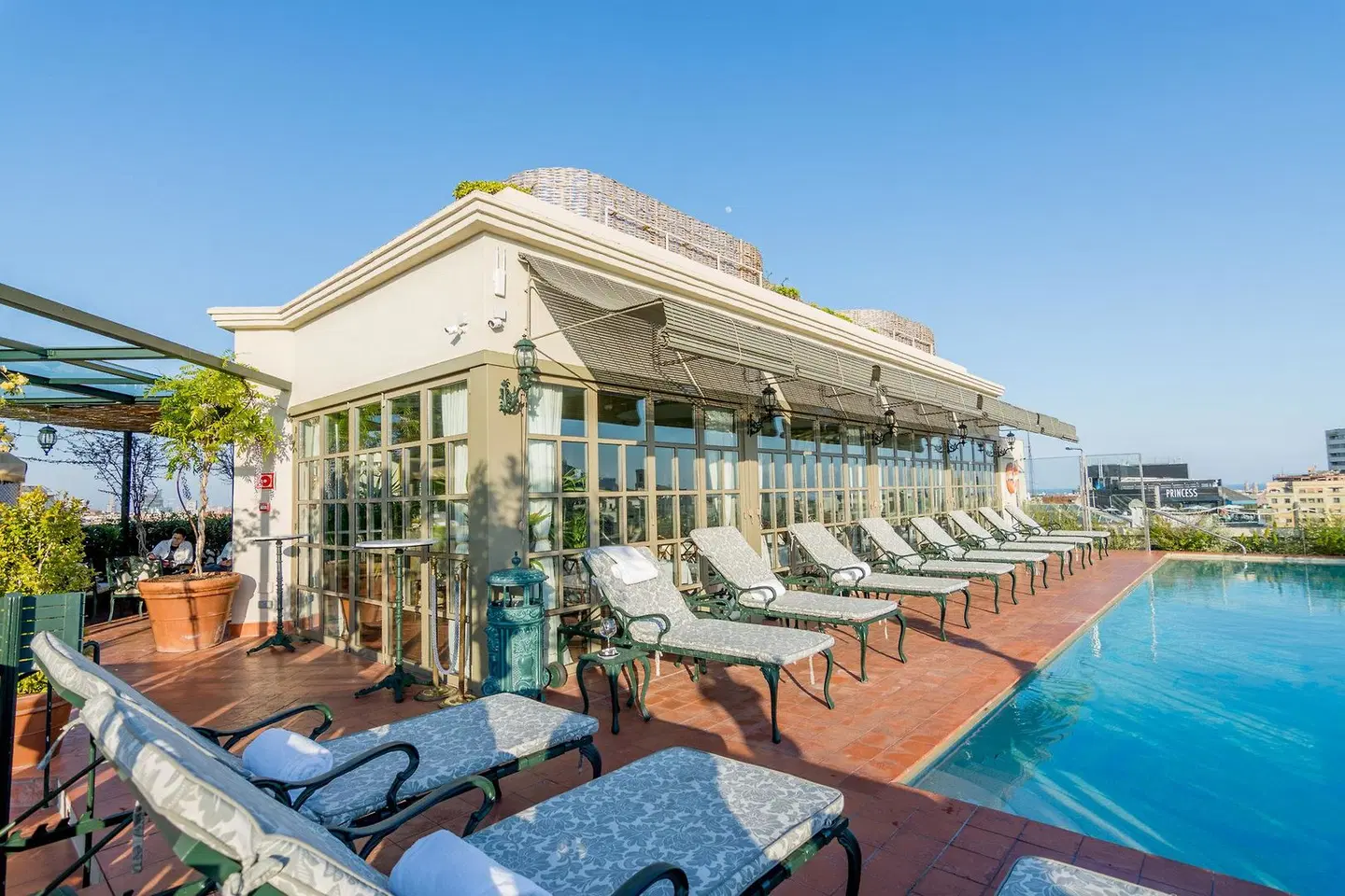 Hotel El Palace Barcelone Terrasse