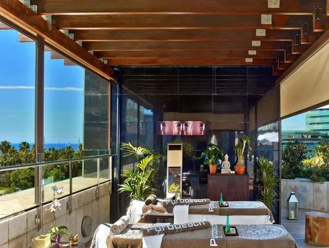 Hilton Diagonal Mar Barcelona Terrasse