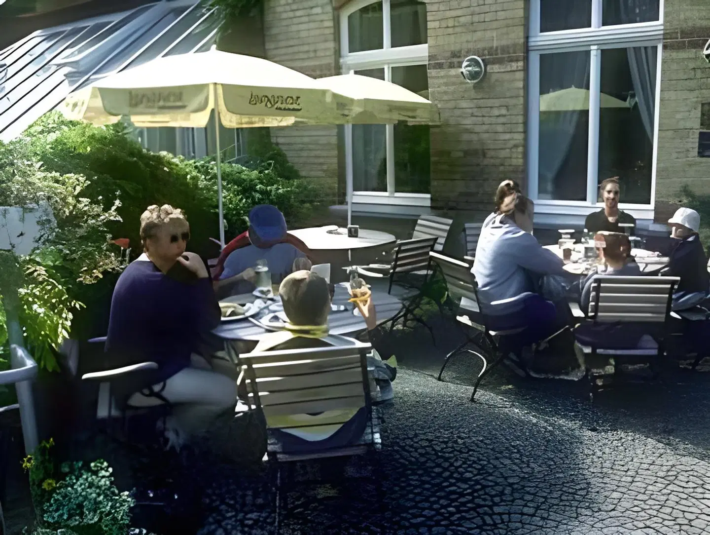 Hotel Schlösschen Sundische Wiese Terrasse