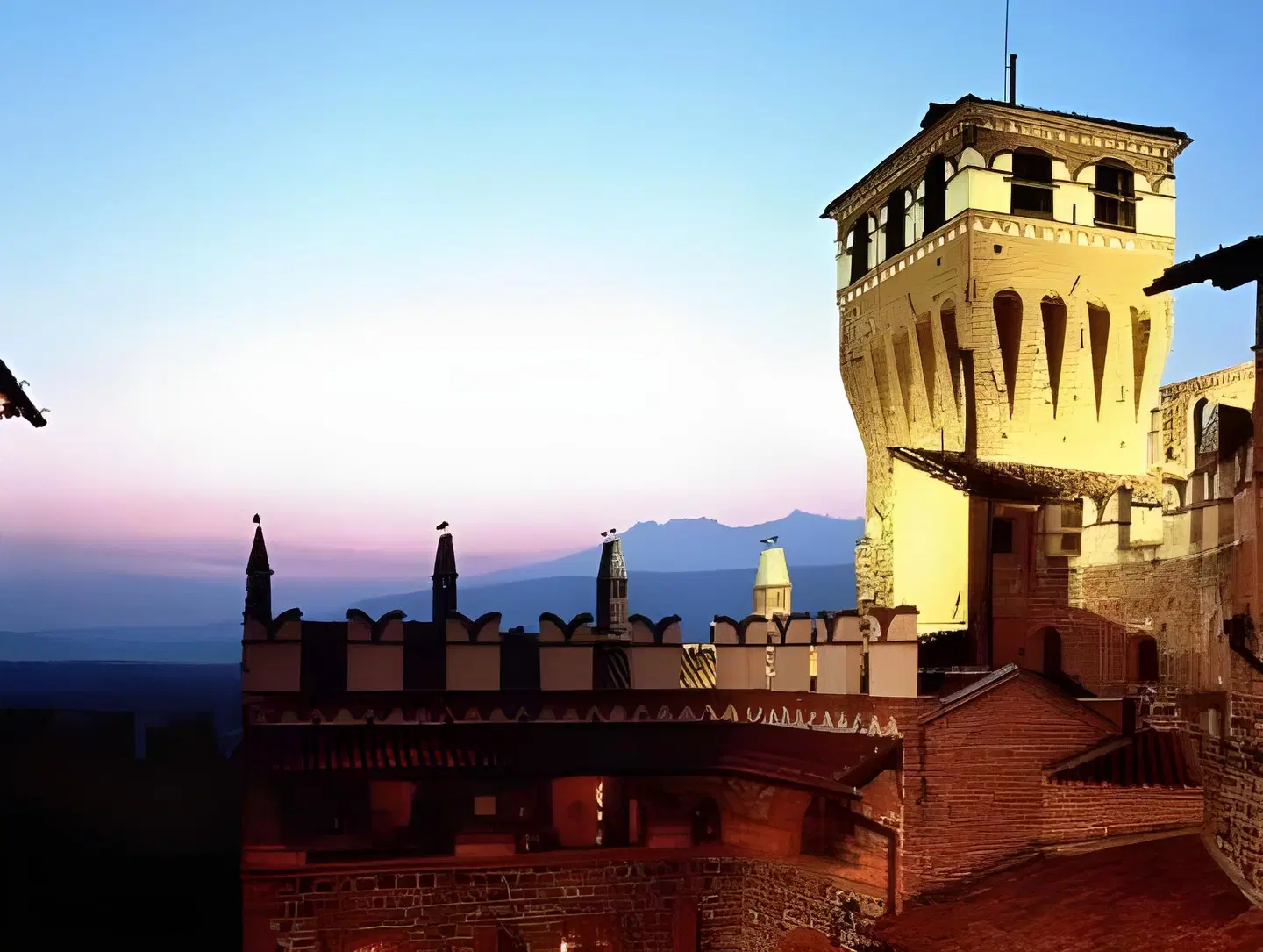 Castello Di Pavone Terrasse