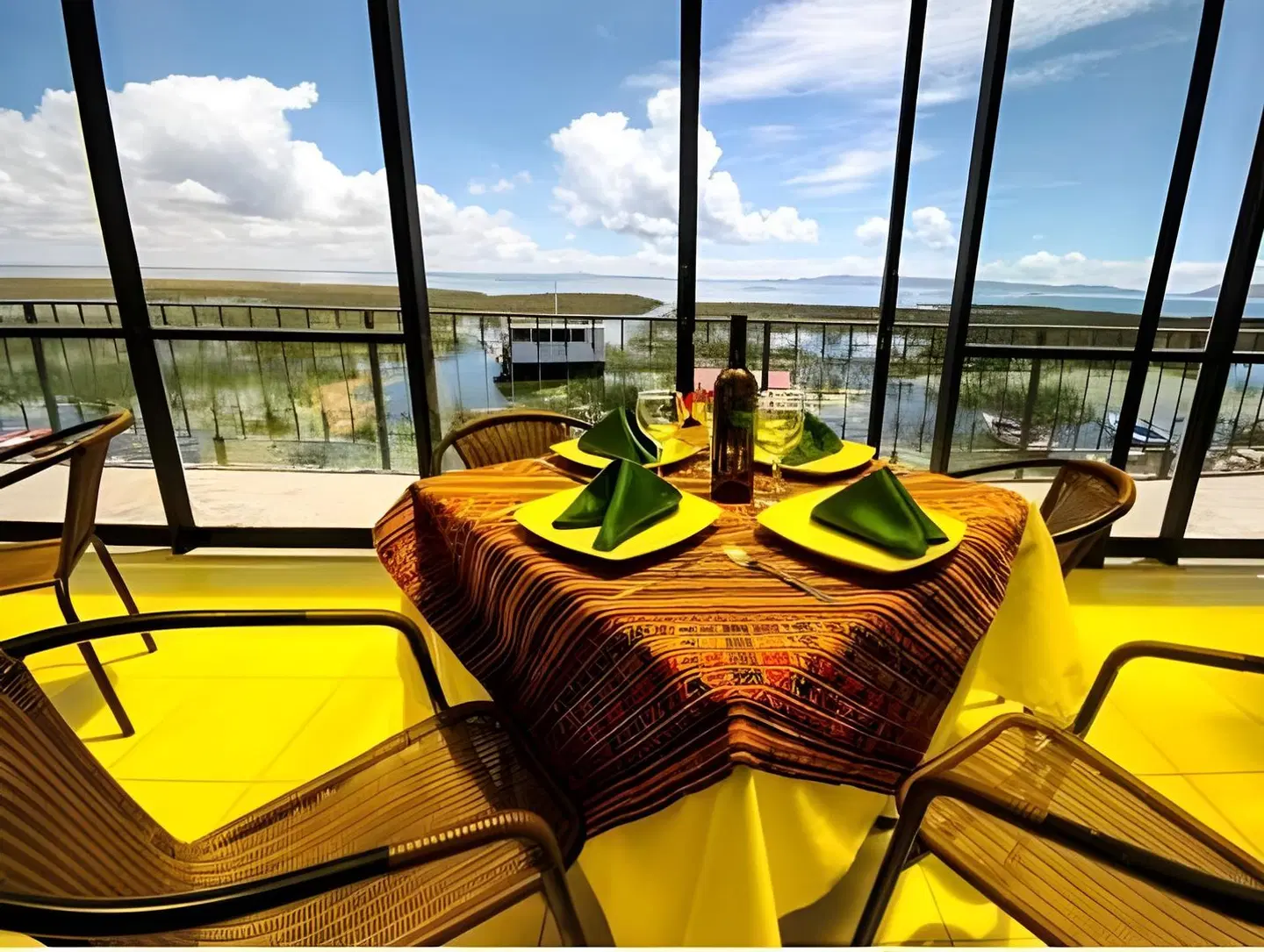 Yacht Lago Titicaca Terrasse