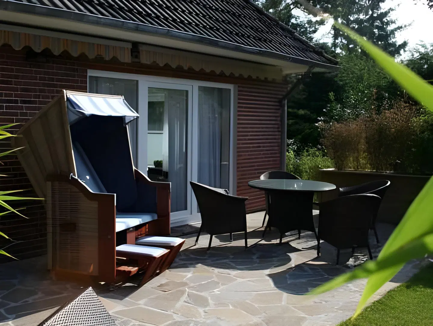 Nordsee Domizil Schobüll Terrasse