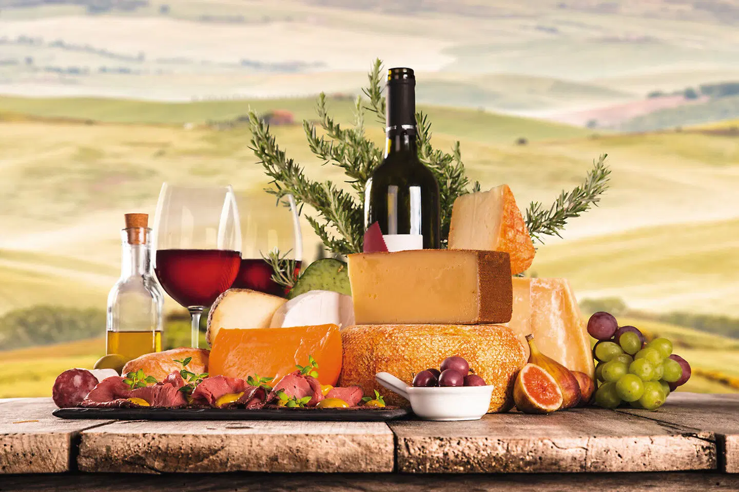 Autotour von Kultur zum Genuss in der Toskana Restaurant