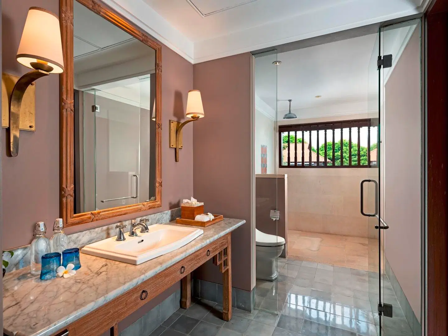 Sudamala Resort Sanur Bali Badezimmer