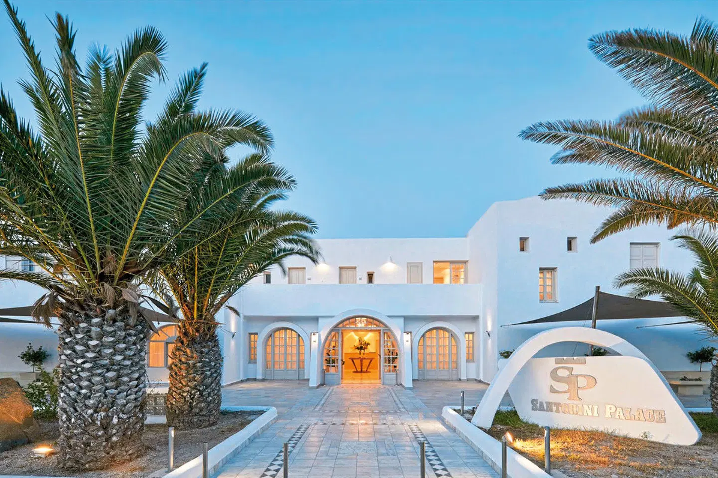 Santorini Palace Terrasse