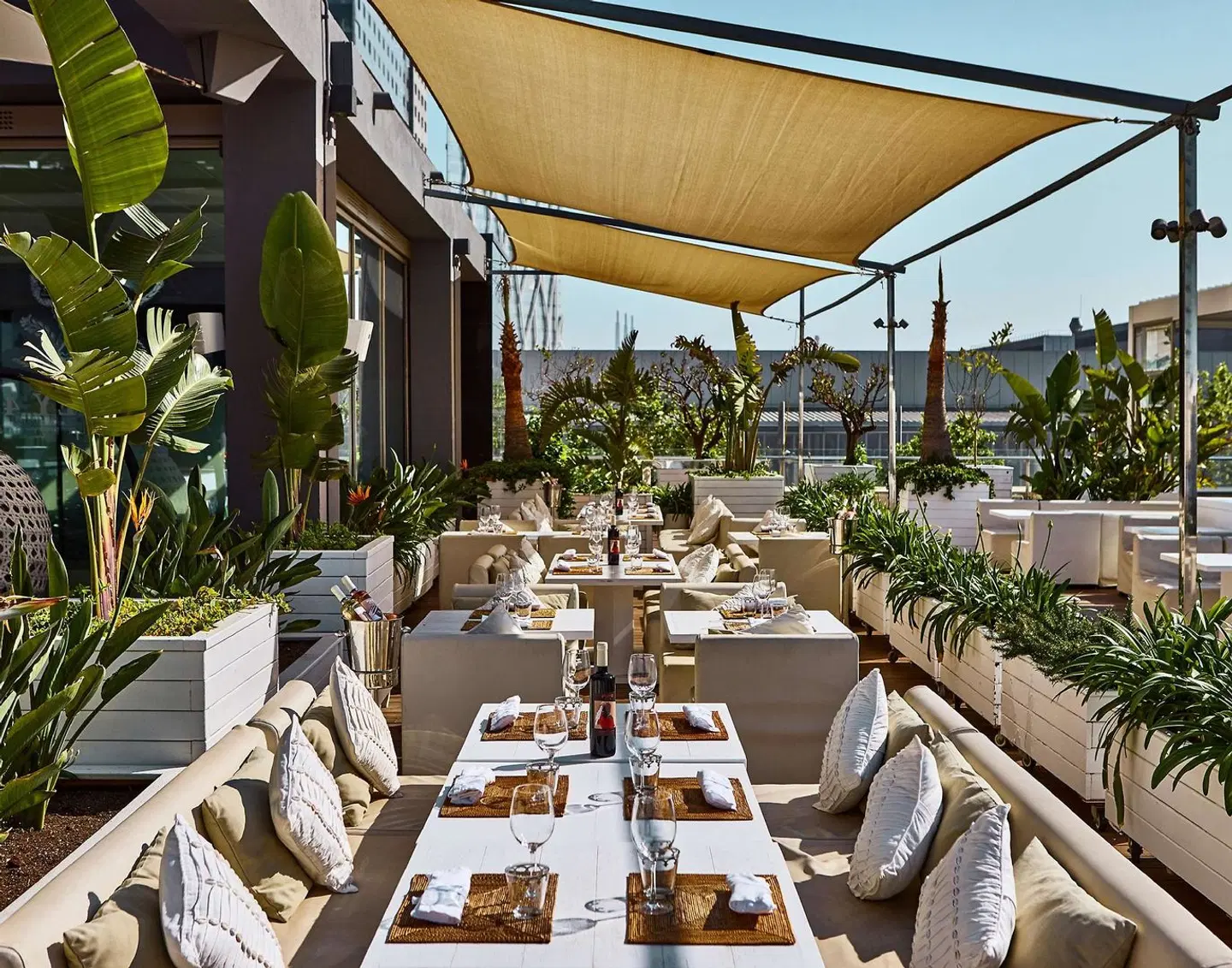 Hilton Diagonal Mar Barcelona Terrasse