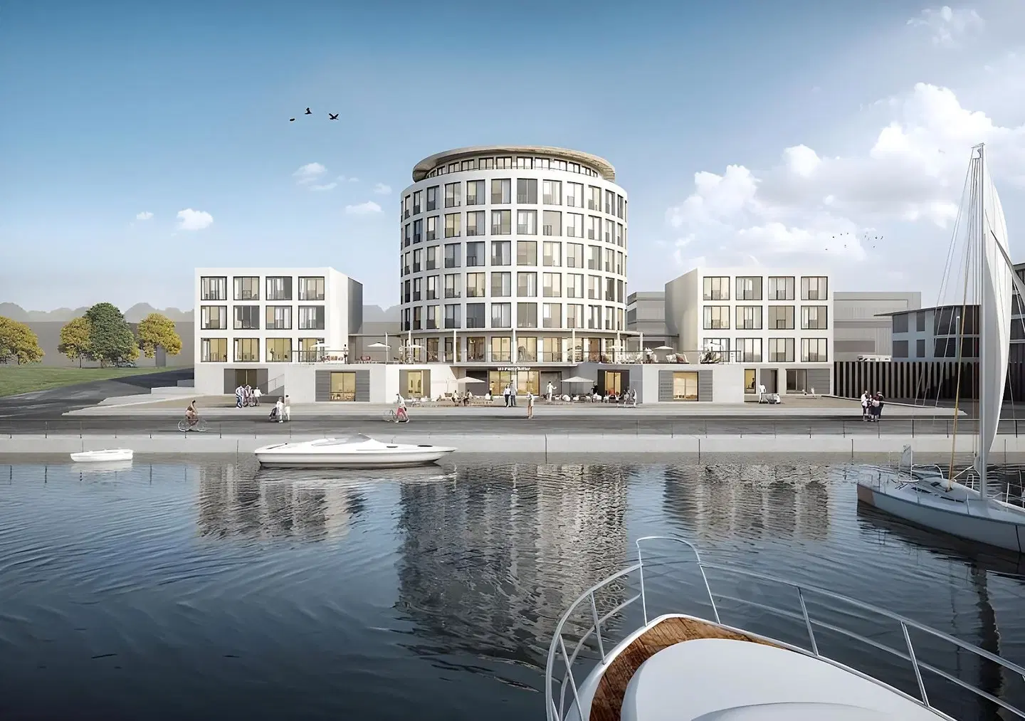 HotelHafenWedel Terrasse