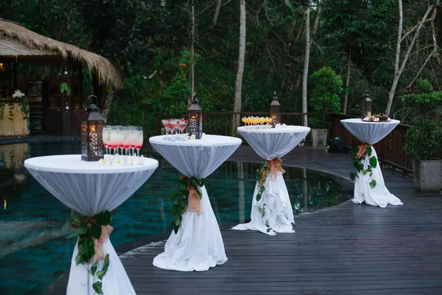 Nandini Bali Jungle Resort & Spa Terrasse