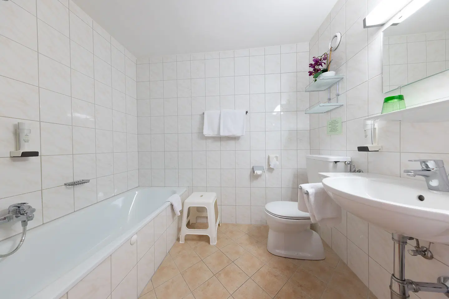 Nationalparkhotel Klockerhaus & Gästehaus Edelweiß Badezimmer