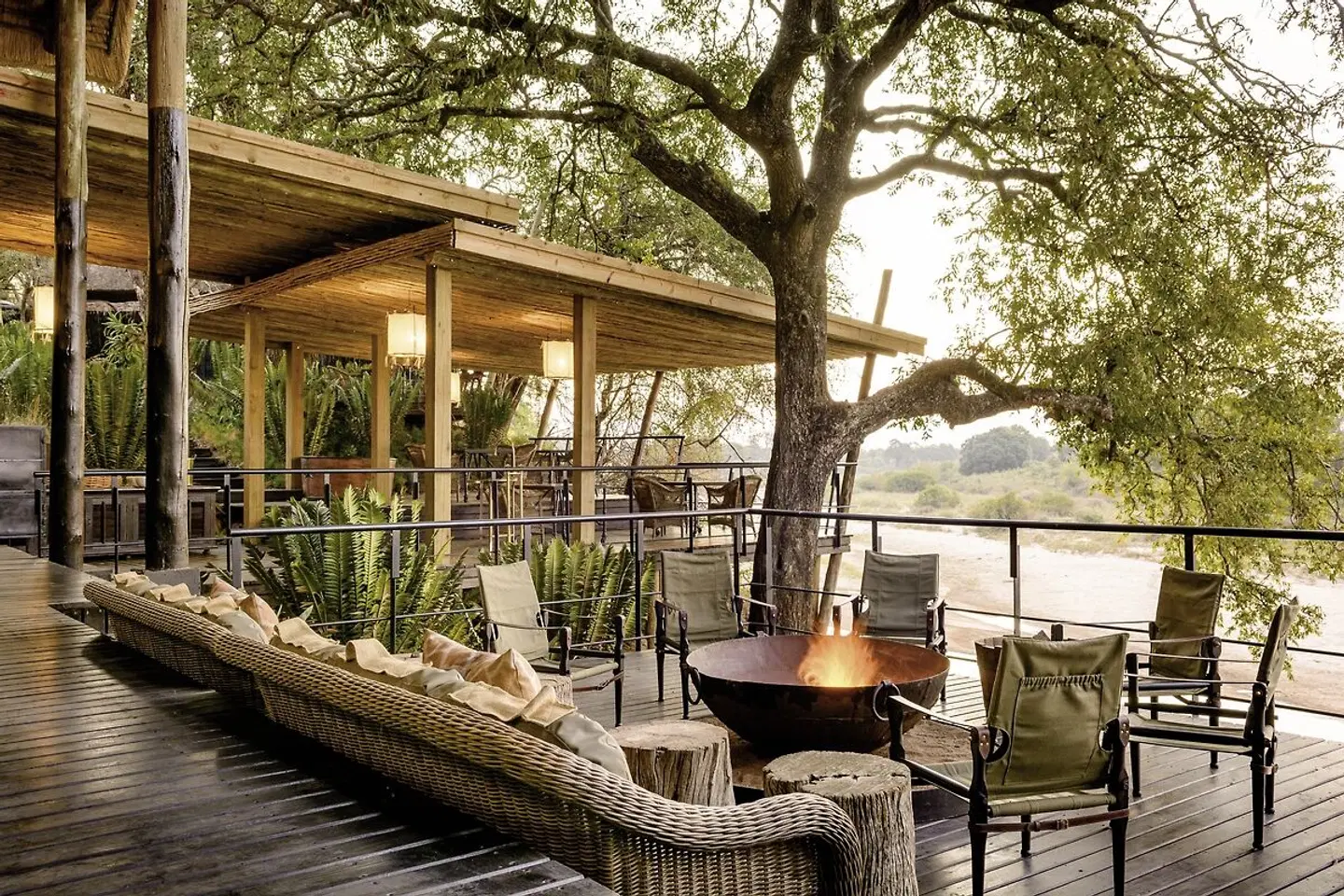 Singita Private Game Reserve Terrasse