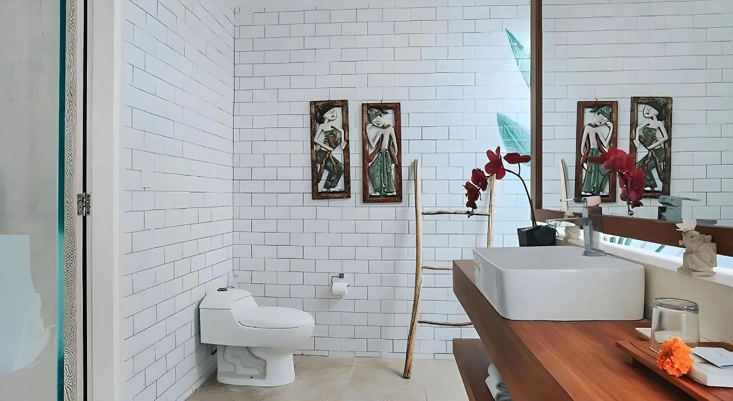 Taman Dhamawangsa Suites Badezimmer