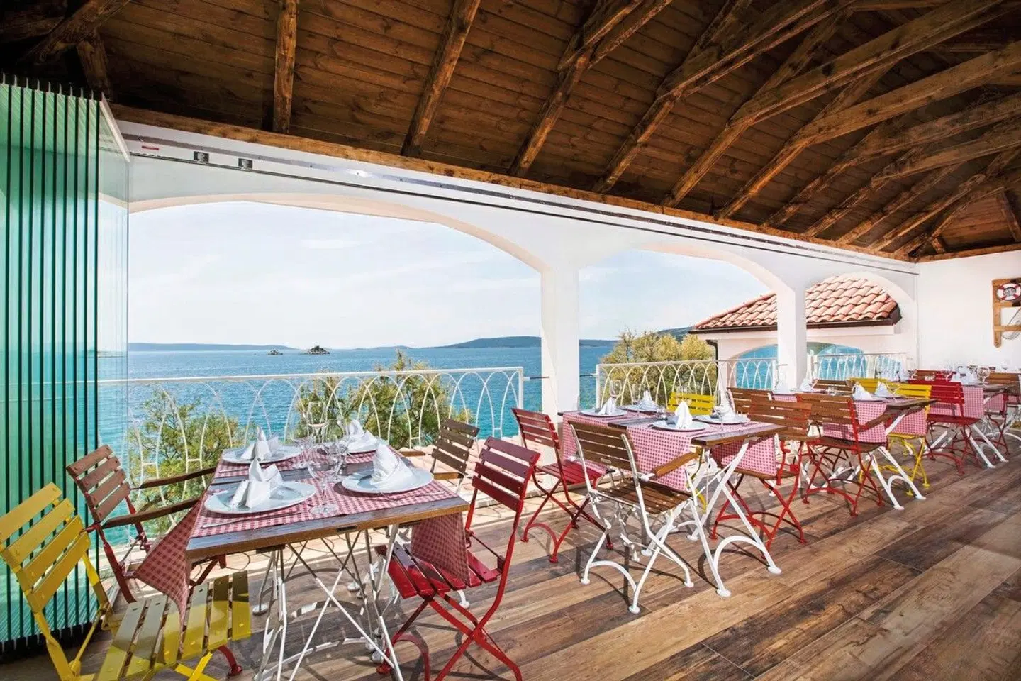 Amadria Park Camping Trogir (by Happy Camp) Terrasse