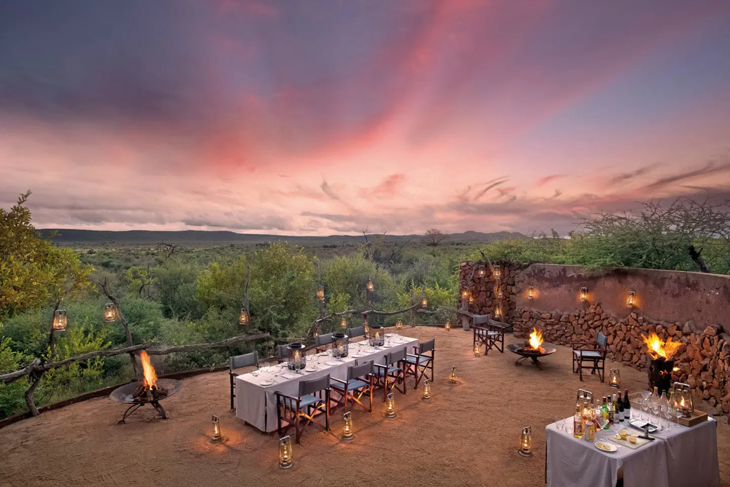 Madikwe Safari Lodge Terrasse