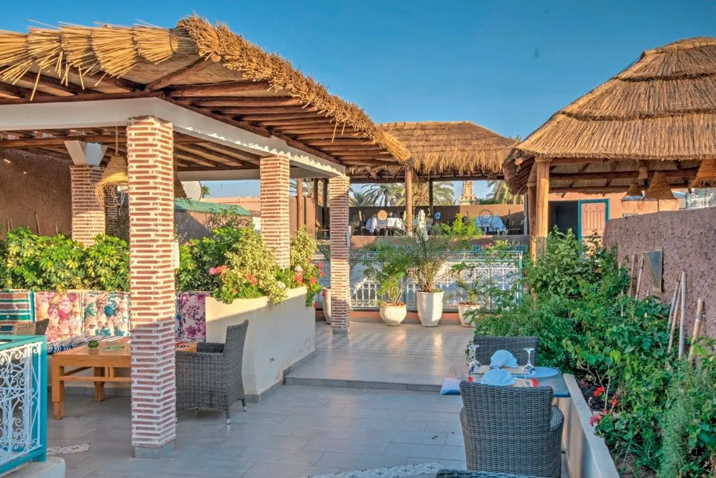 Riad Les Oliviers Terrasse