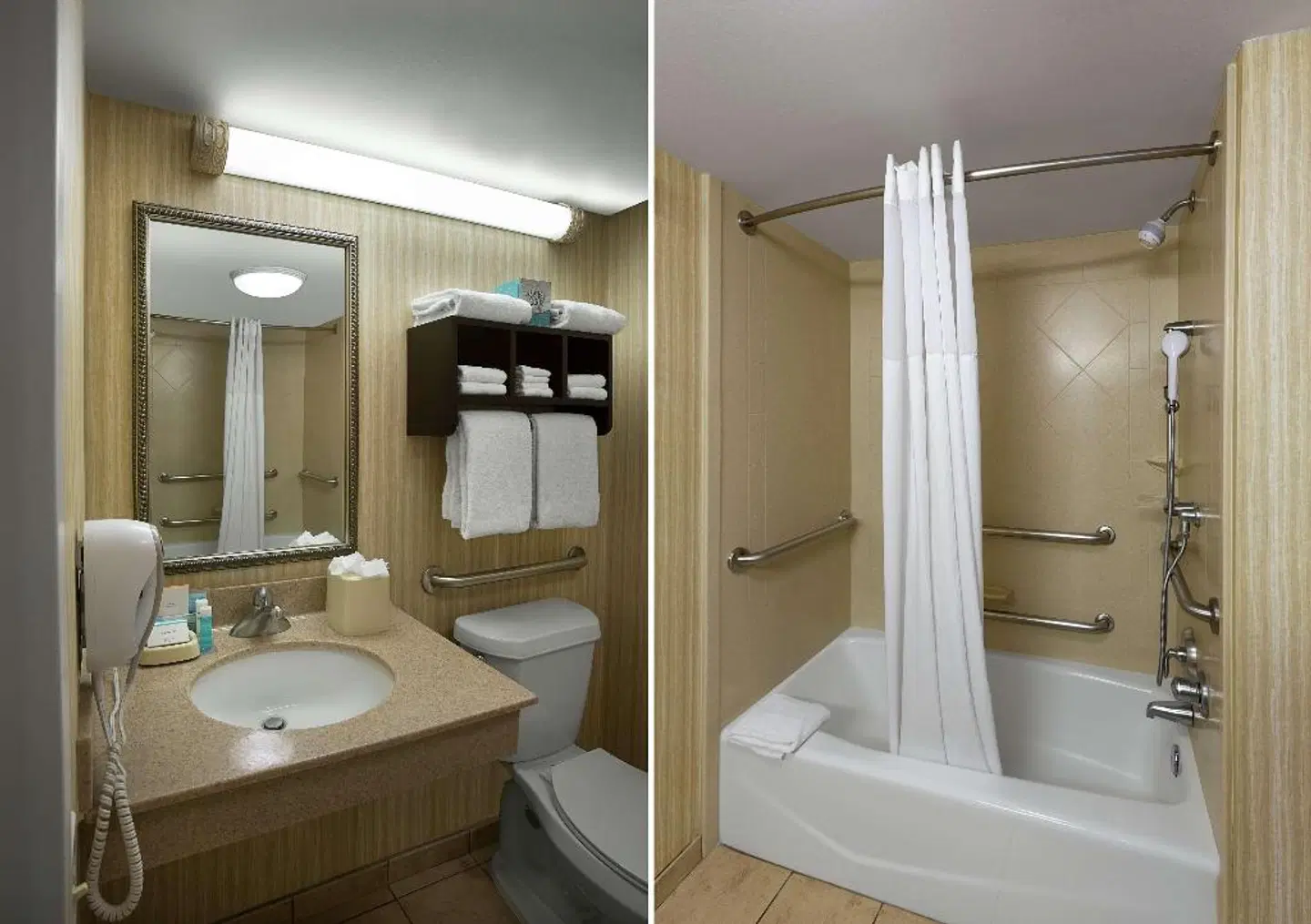 Hampton Inn & Suites Myrtle Beach/Oceanfront Badezimmer