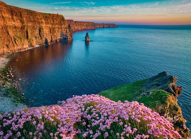 Entlang der Höhepunkte Irlands Terrasse