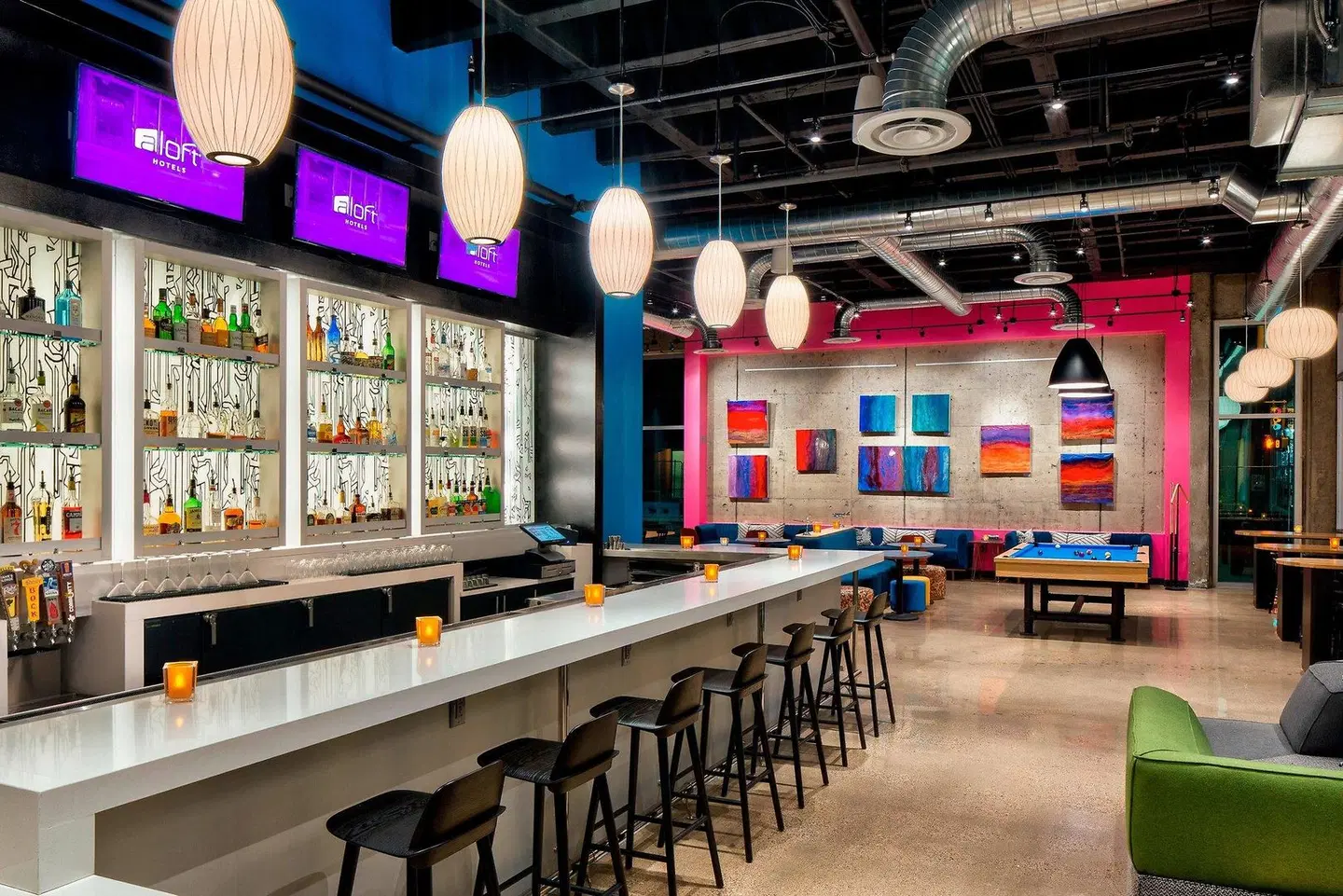 Aloft Fort Worth Downtown Bar