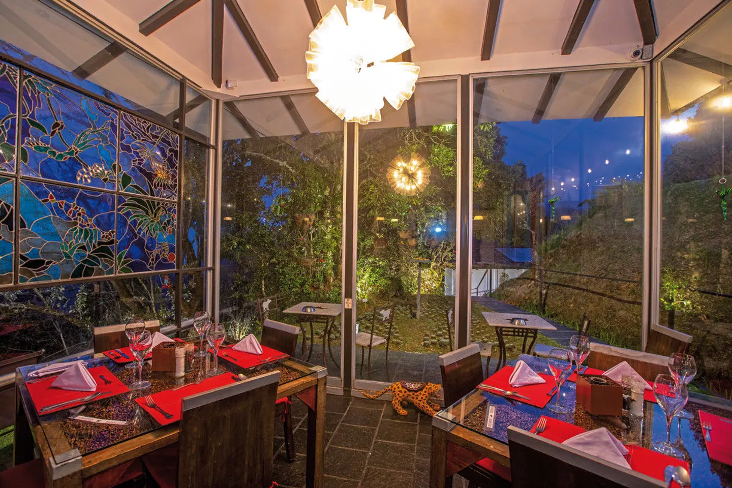 Dantica Cloud Forest Lodge Terrasse