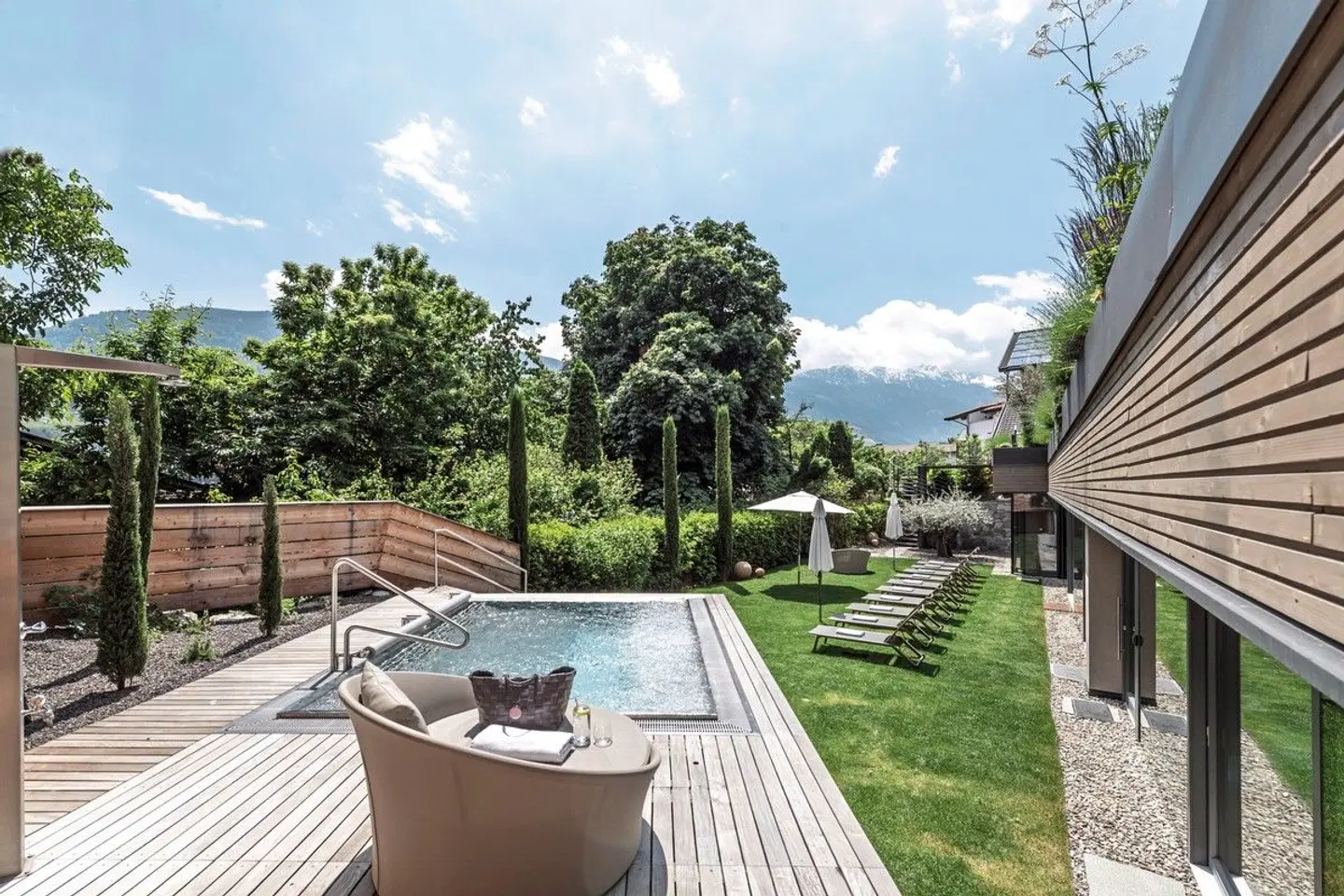 das stachelburg Terrasse