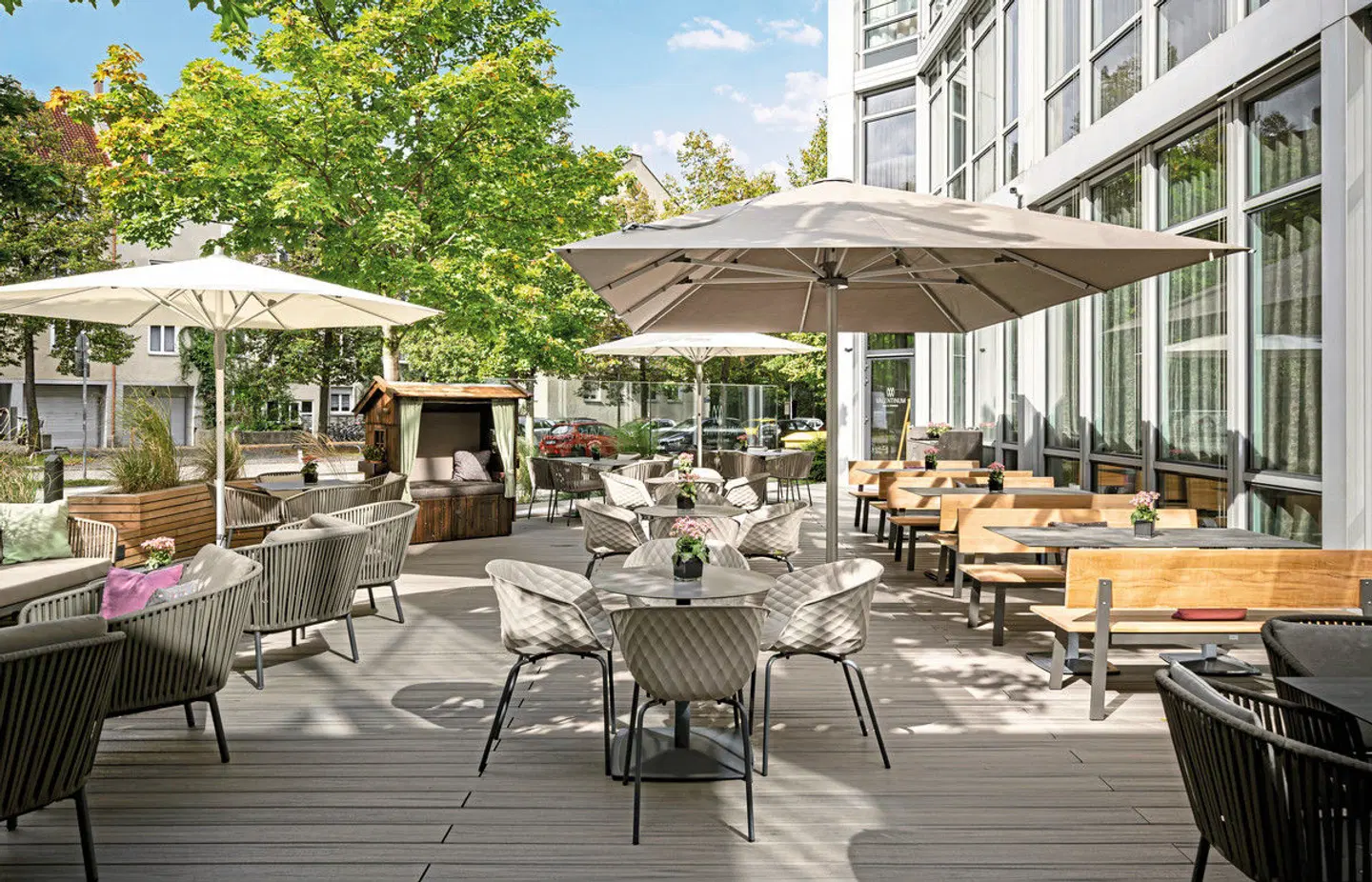 Steigenberger Hotel München Terrasse