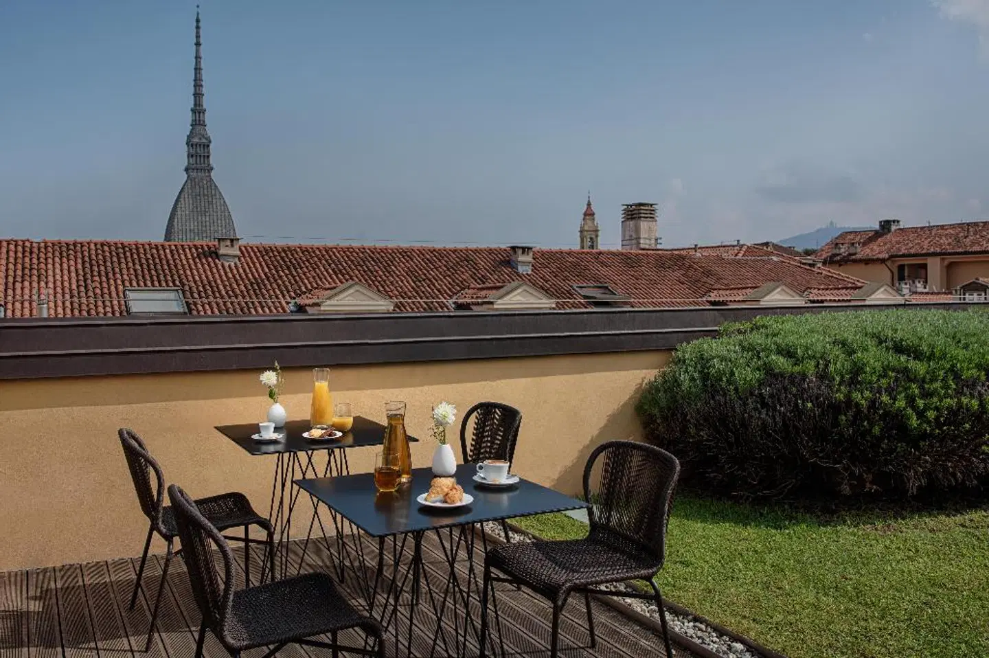 NH Collection Torino Piazza Carlina Terrasse