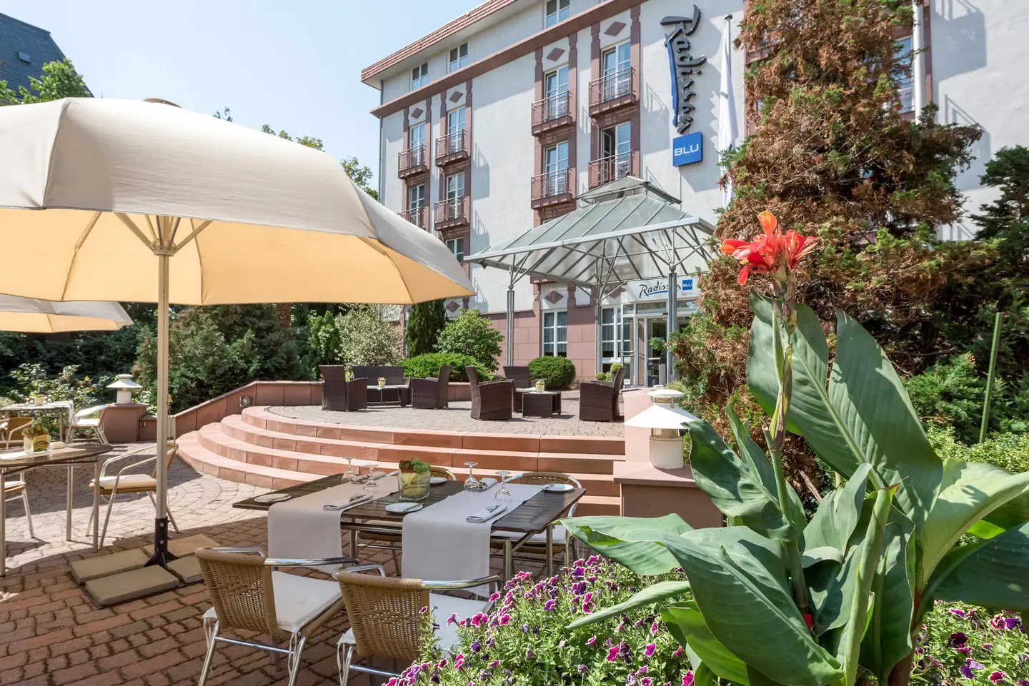 Radisson Blu Halle-Merseburg Terrasse