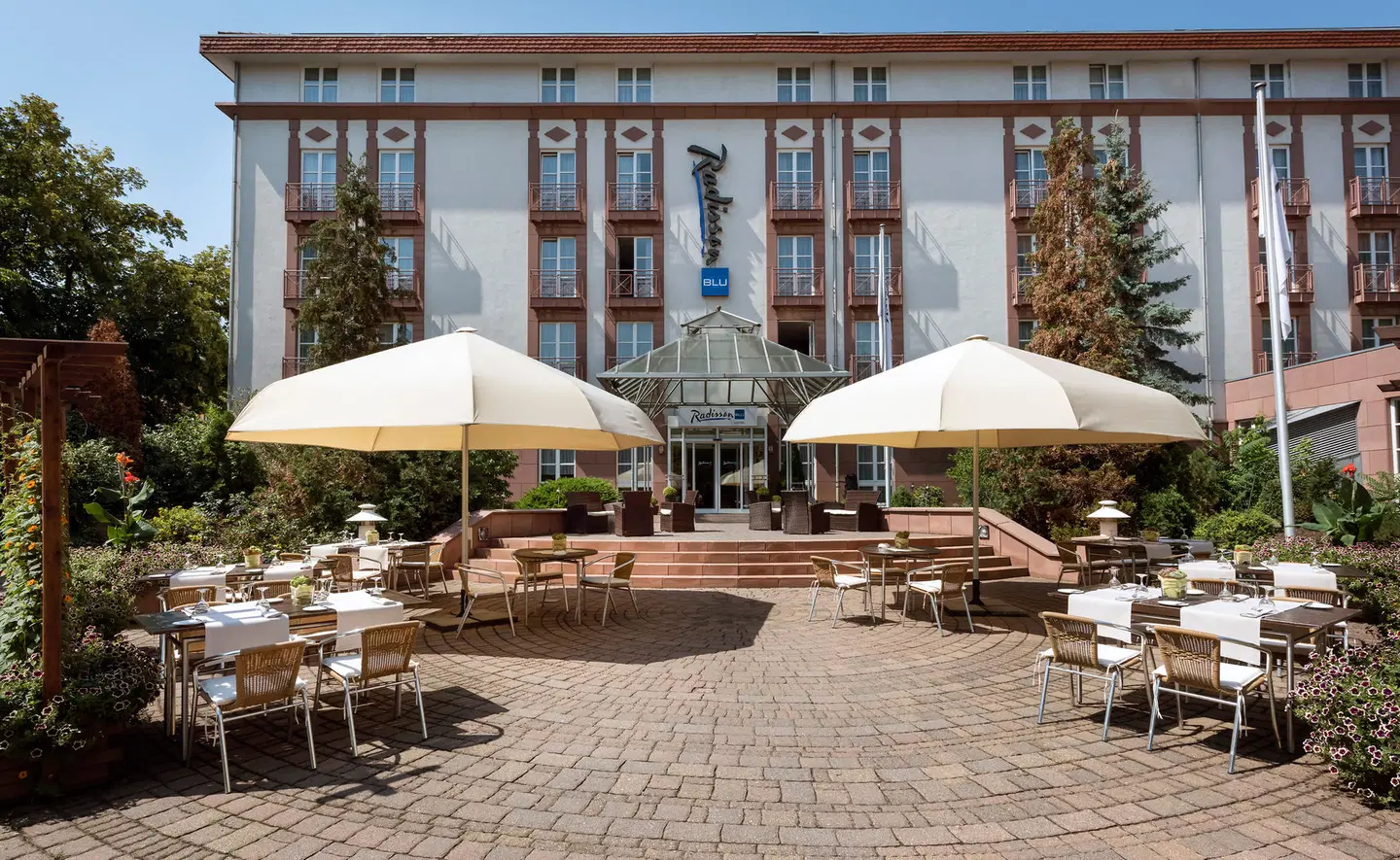 Radisson Blu Halle-Merseburg Terrasse