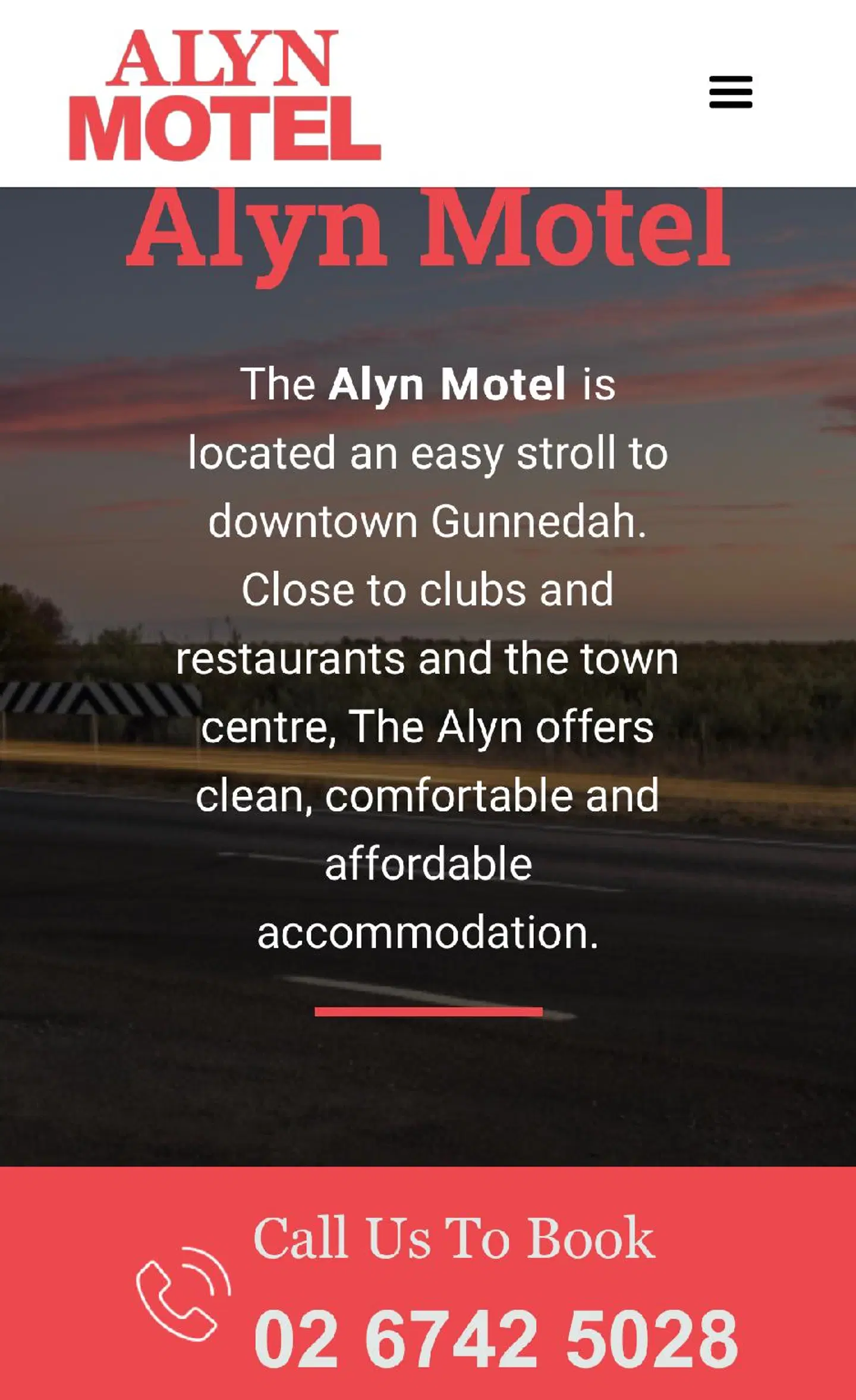 Alyn Motel Landkarte