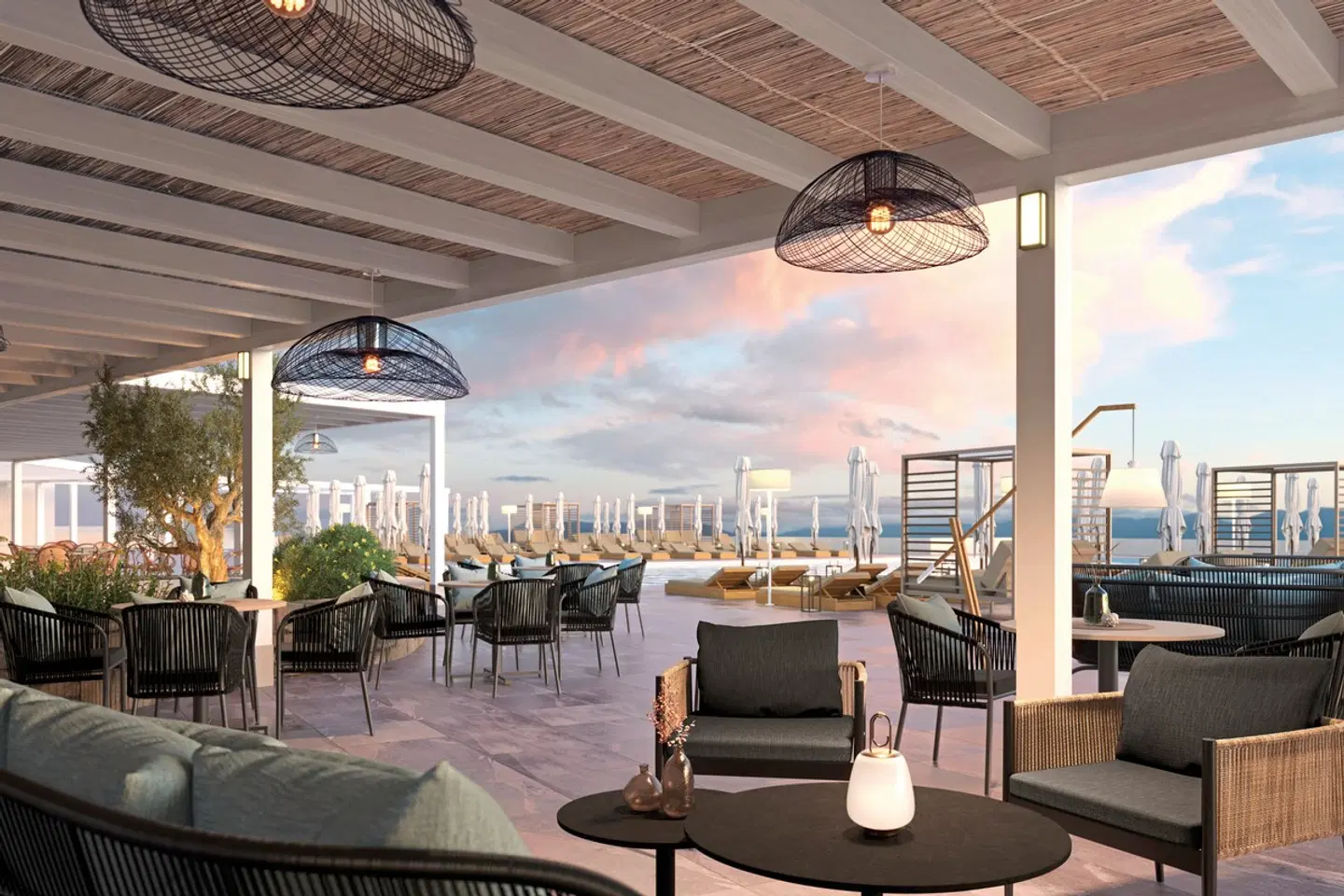 Mangia's Sardinia Resort Terrasse