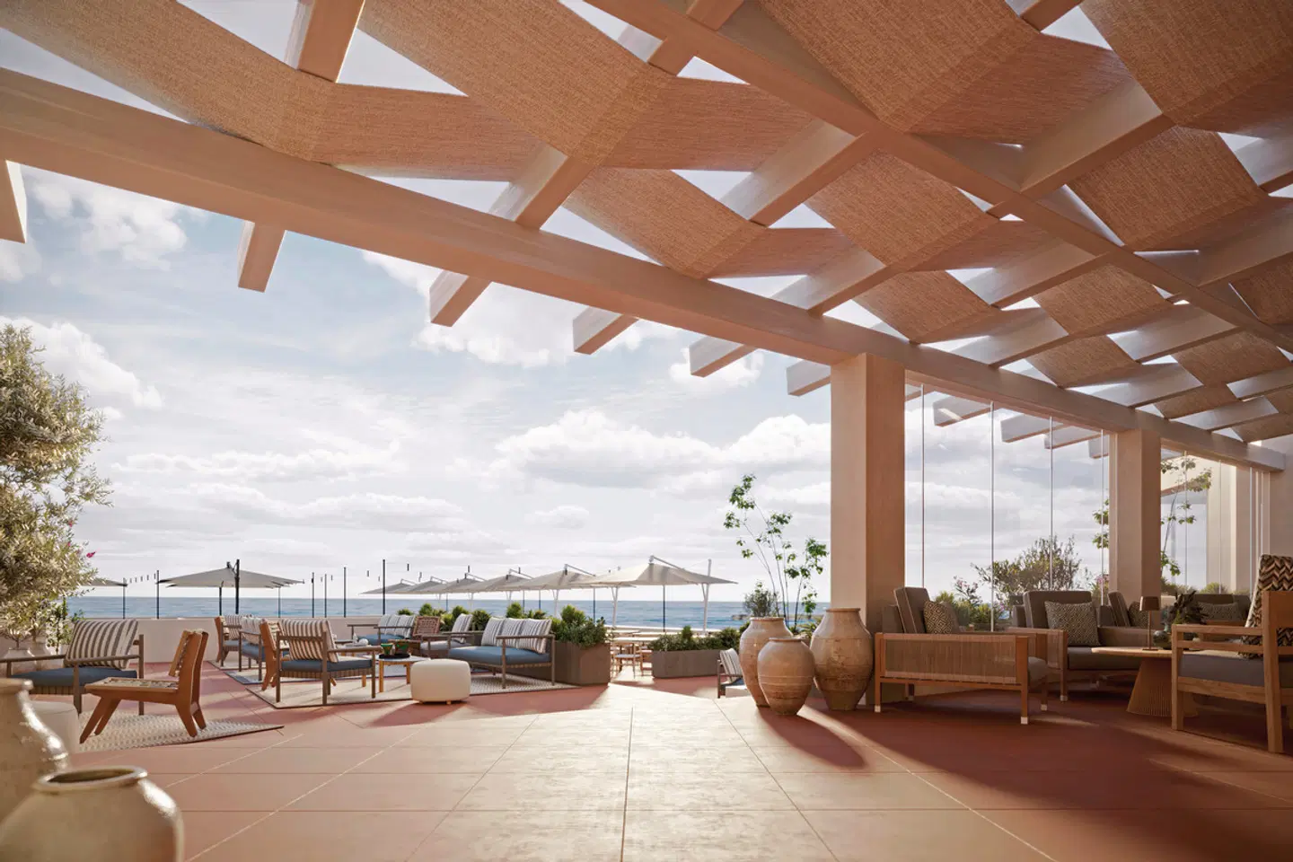 Mangia's Sardinia Resort Terrasse