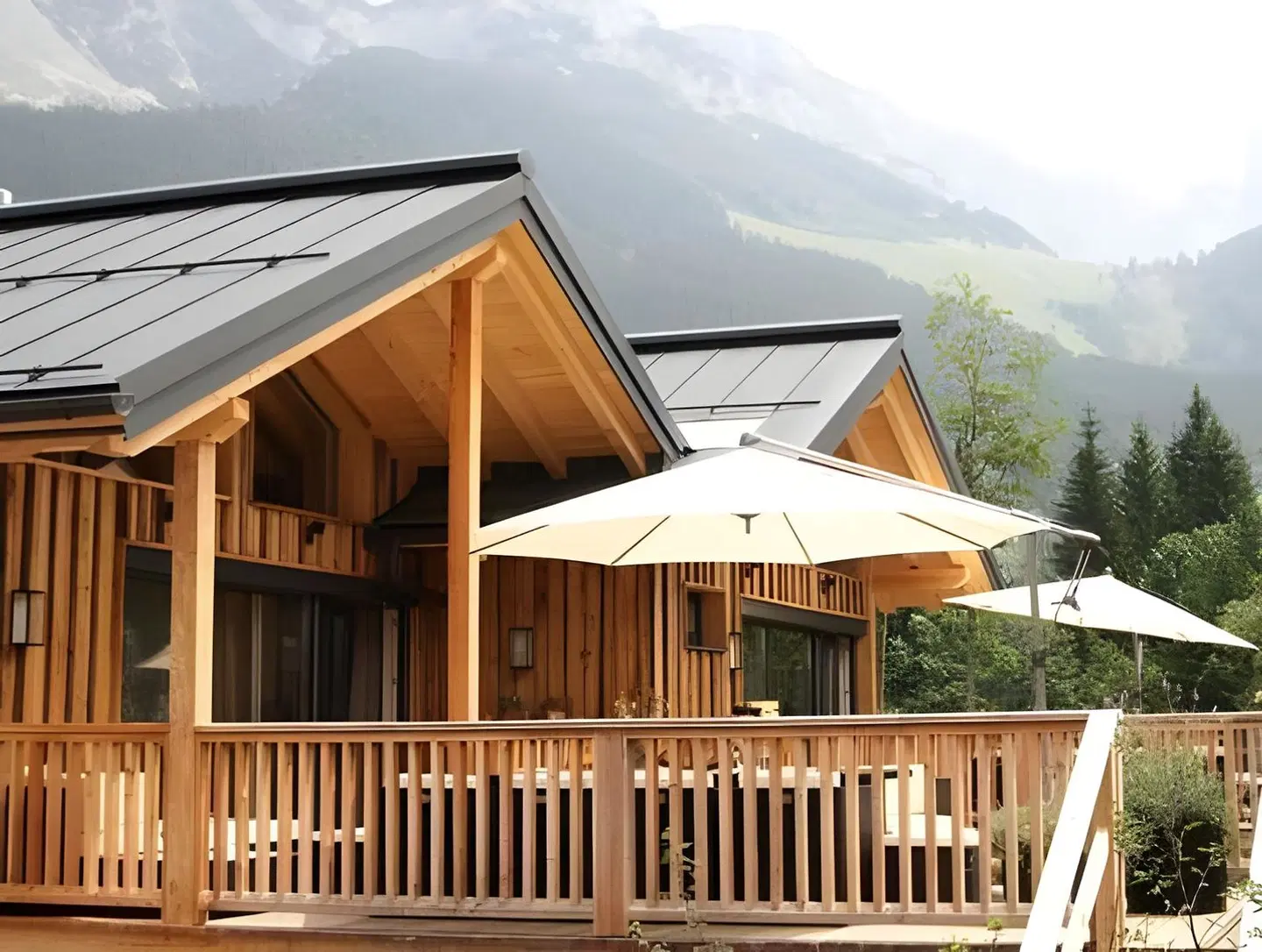 Luxuslodge "Zeit zum Leben" Terrasse